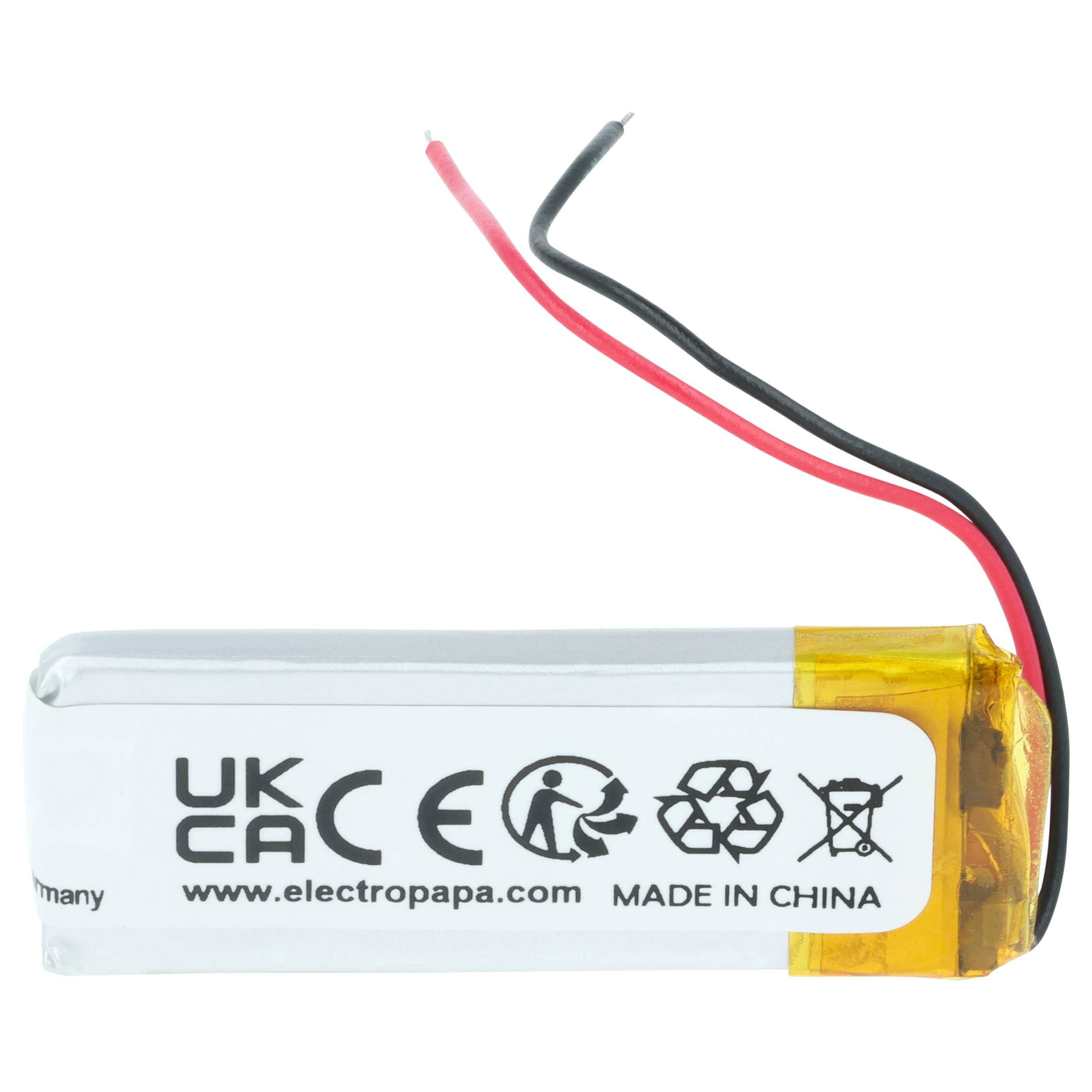 vhbw 1x Akku kompatibel mit Apple iPod Nano 6G, 6. Generation MP3-Player Musik Player (110 mAh, 3,7 V, Li-Polymer)