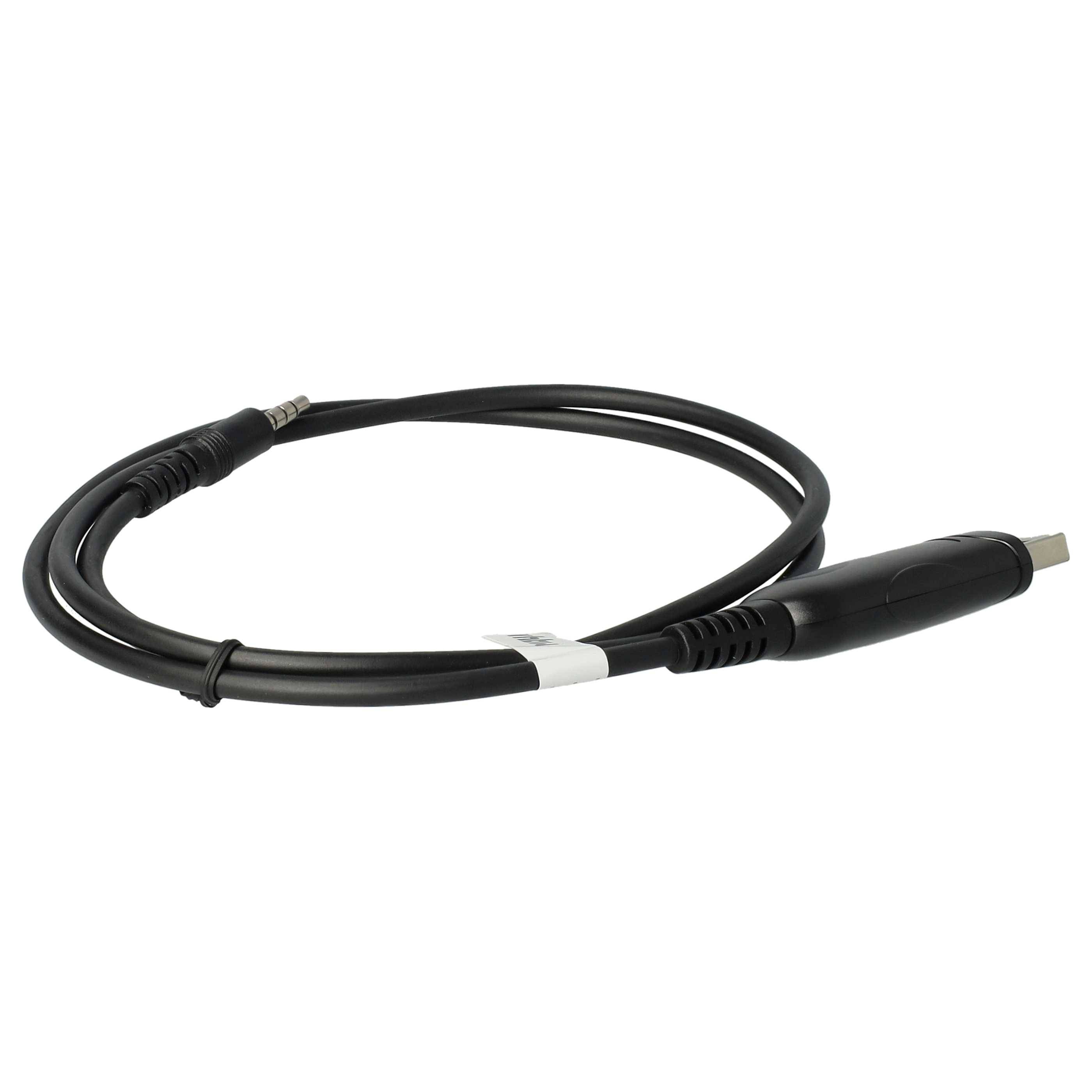 vhbw USB Programmierkabel kompatibel mit Baofeng UV-3R+ Plus, UV-3R Funkgerät, schwarz