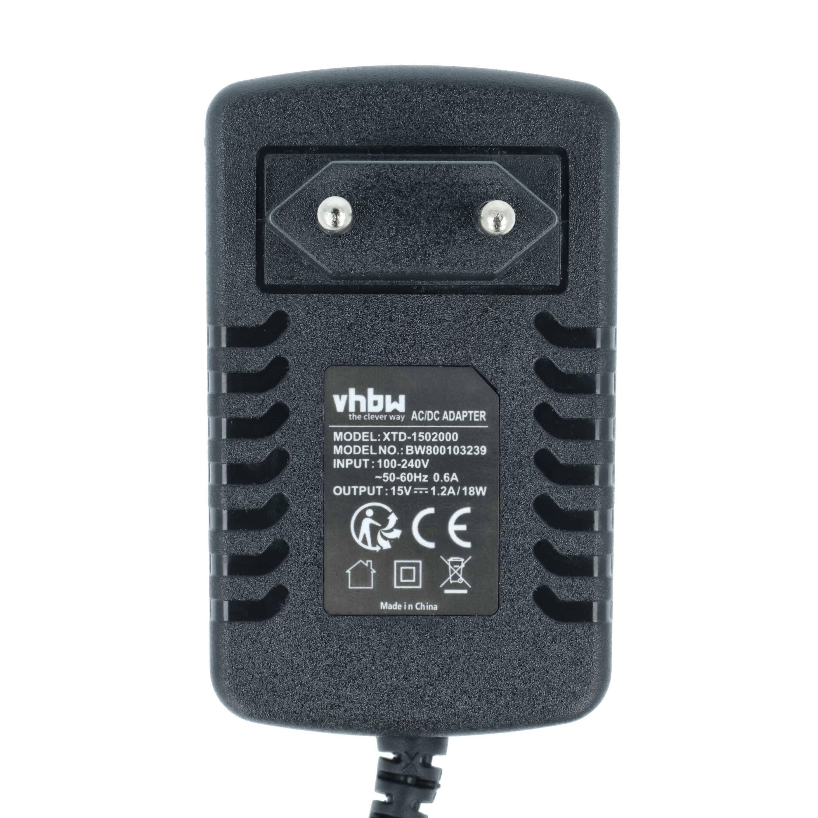 vhbw Ladegerät Netzteil kompatibel mit Asus EEE Pad Transformer TF101, TF201, TF700, TF700T, TF300, Slider SL101, Prime TF201, TF101G, TF300T