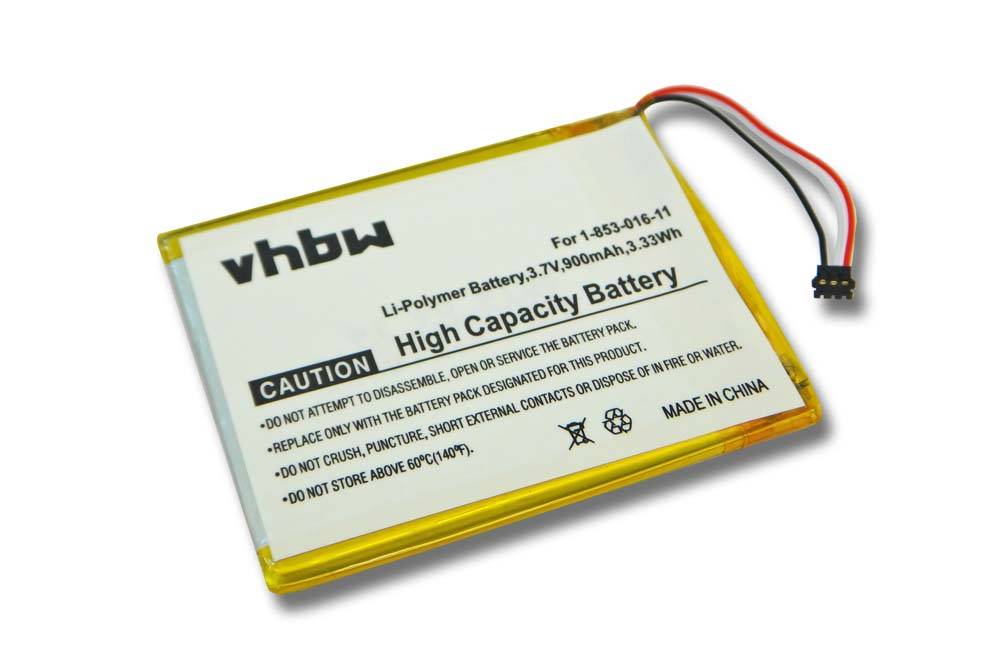 vhbw Akku kompatibel mit Sony Portable Reader PRS-650RC eBook Reader (900 mAh, 3,7 V, Li-Polymer)
