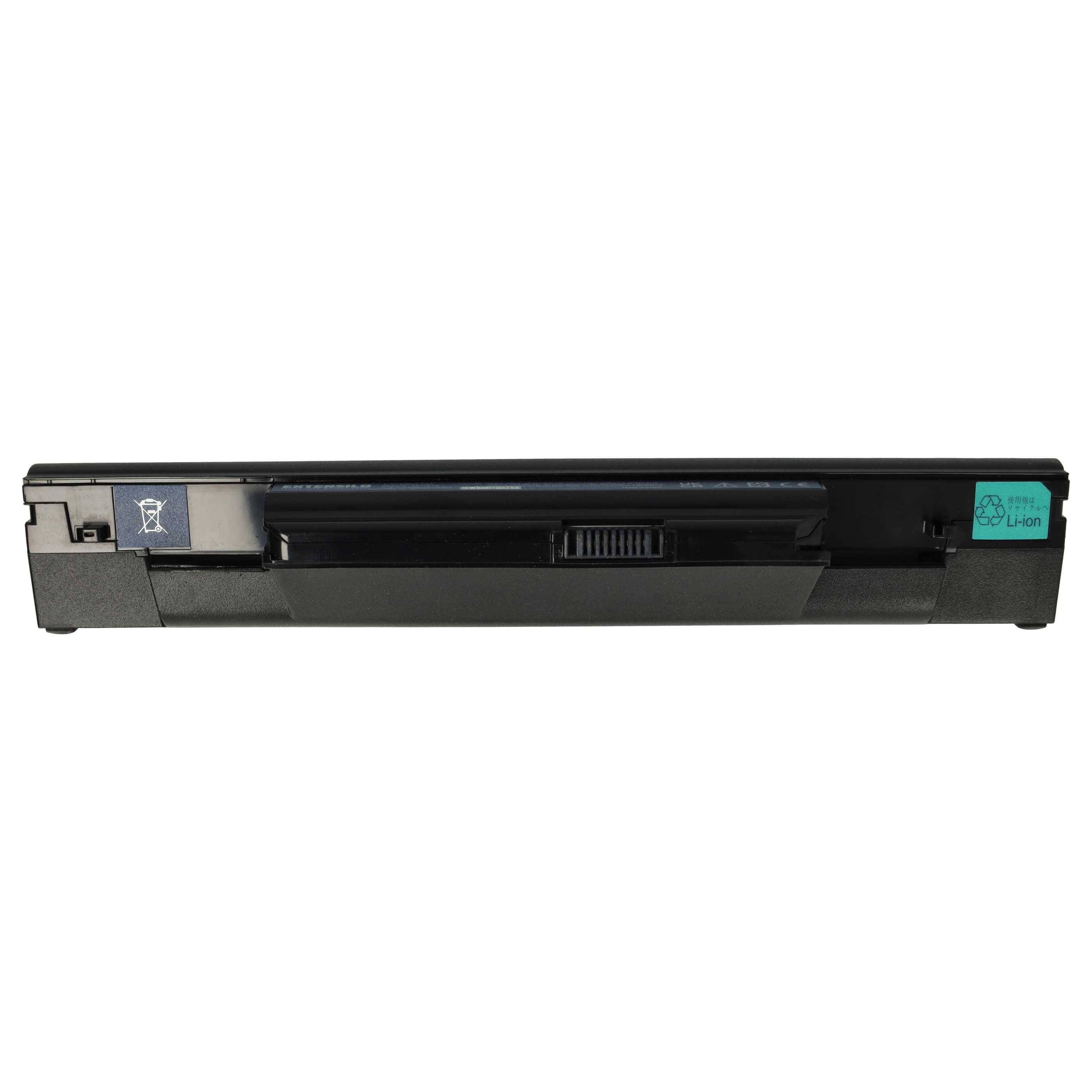 vhbw Akku kompatibel mit Acer TimelineX AS5820TZG-P614G50Mn | Notebook (6600 mAh, 11,1 V, Li-Ion)