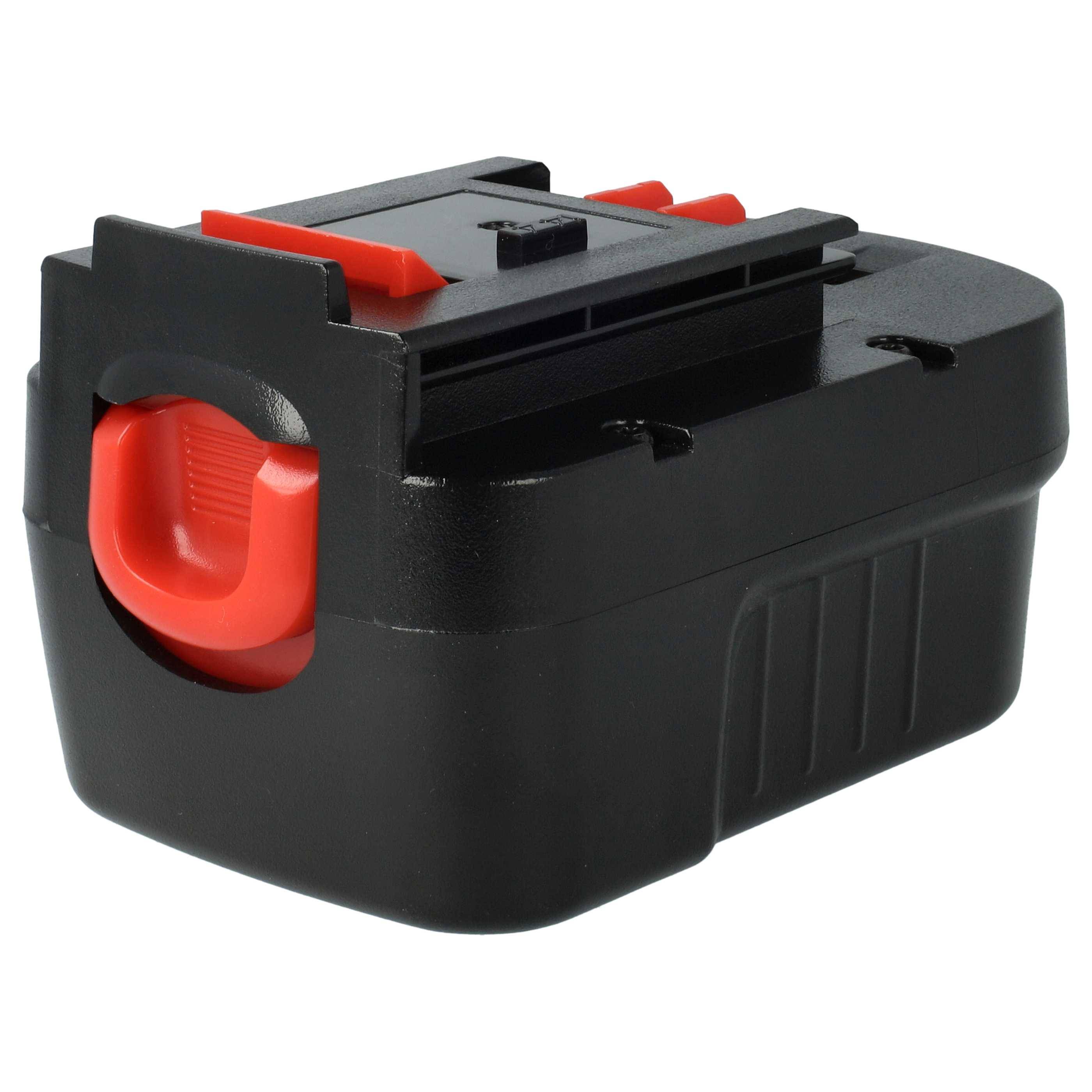 vhbw Akku kompatibel mit Black & Decker HP148F2, HP146F3K, HP146FBH, HP146F2B, HP146F3B, HP146F2 Werkzeug (3000 mAh, NiMH, 14,4 V)