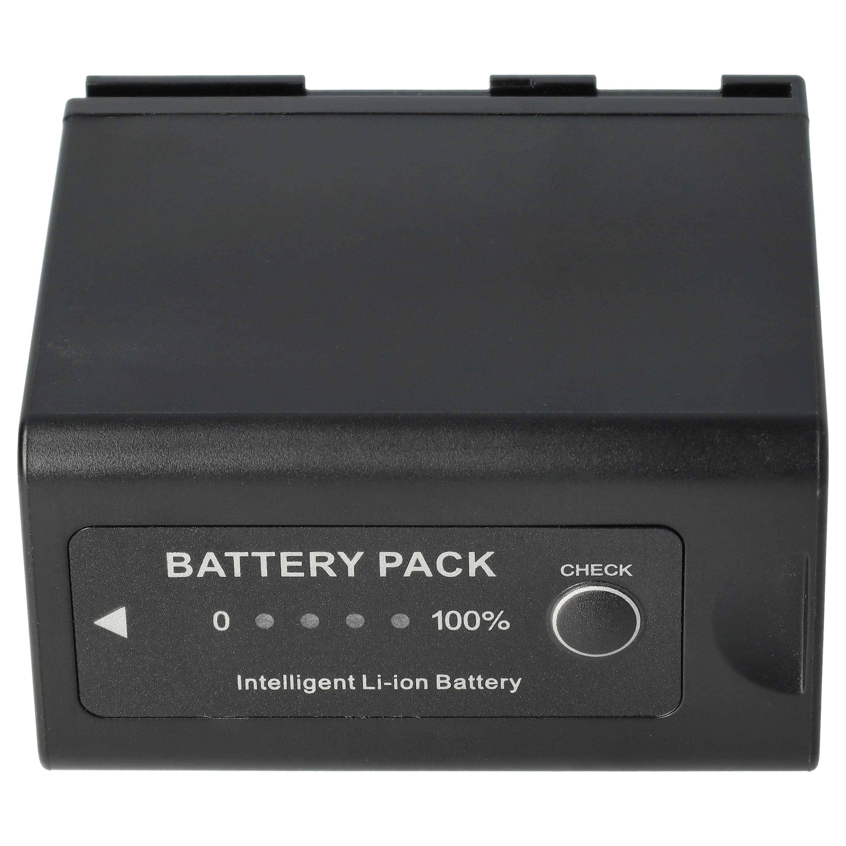 vhbw Akku kompatibel mit Canon EOS C100, C500, C500 PL, C300, C300 PL Videokamera Camcorder (6600 mAh, 7,4 V, Li-Ion)