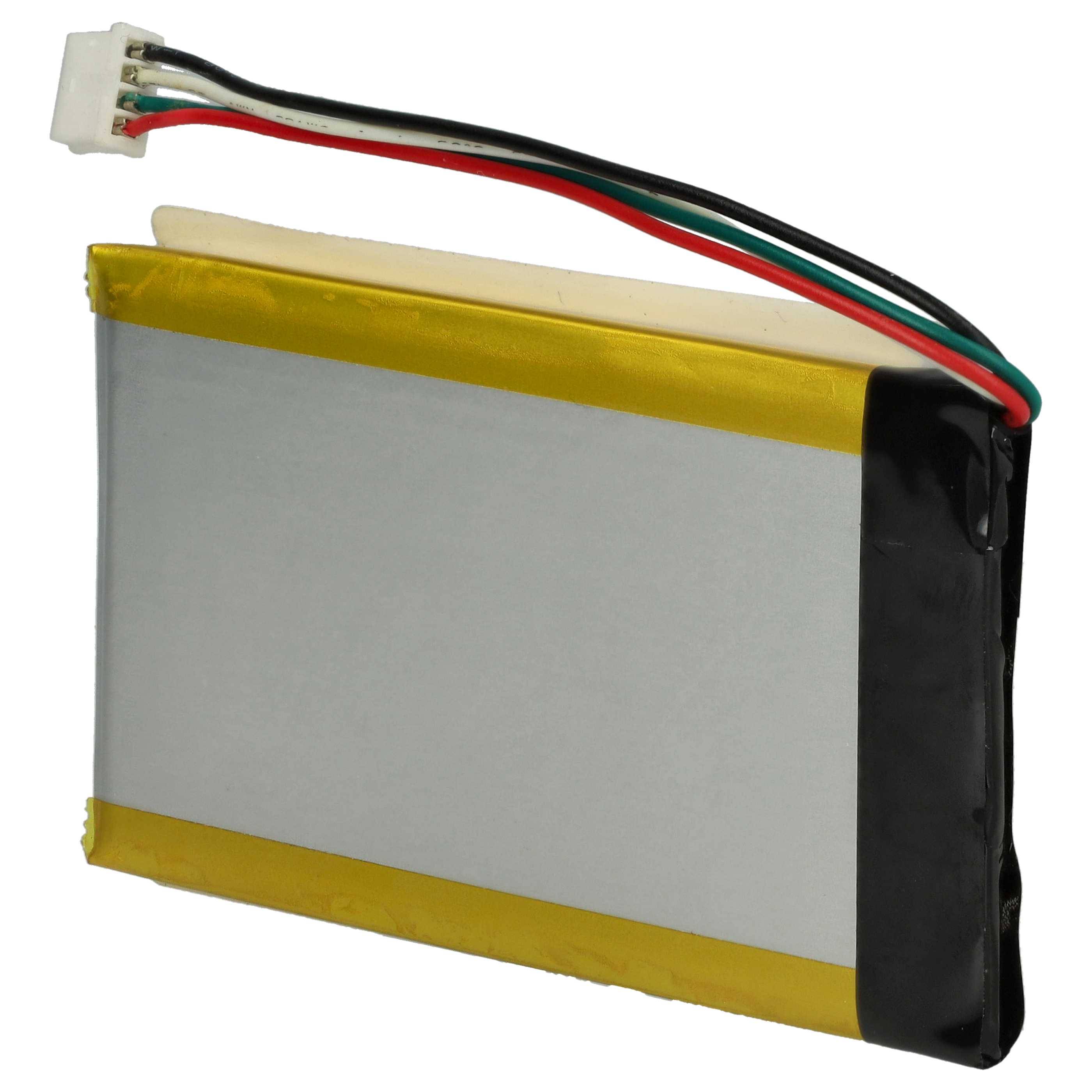 vhbw Akku Ersatz für Navigon 761NH50371W für GPS Navigation Navi (1300 mAh, 3,7 V, Li-Polymer)