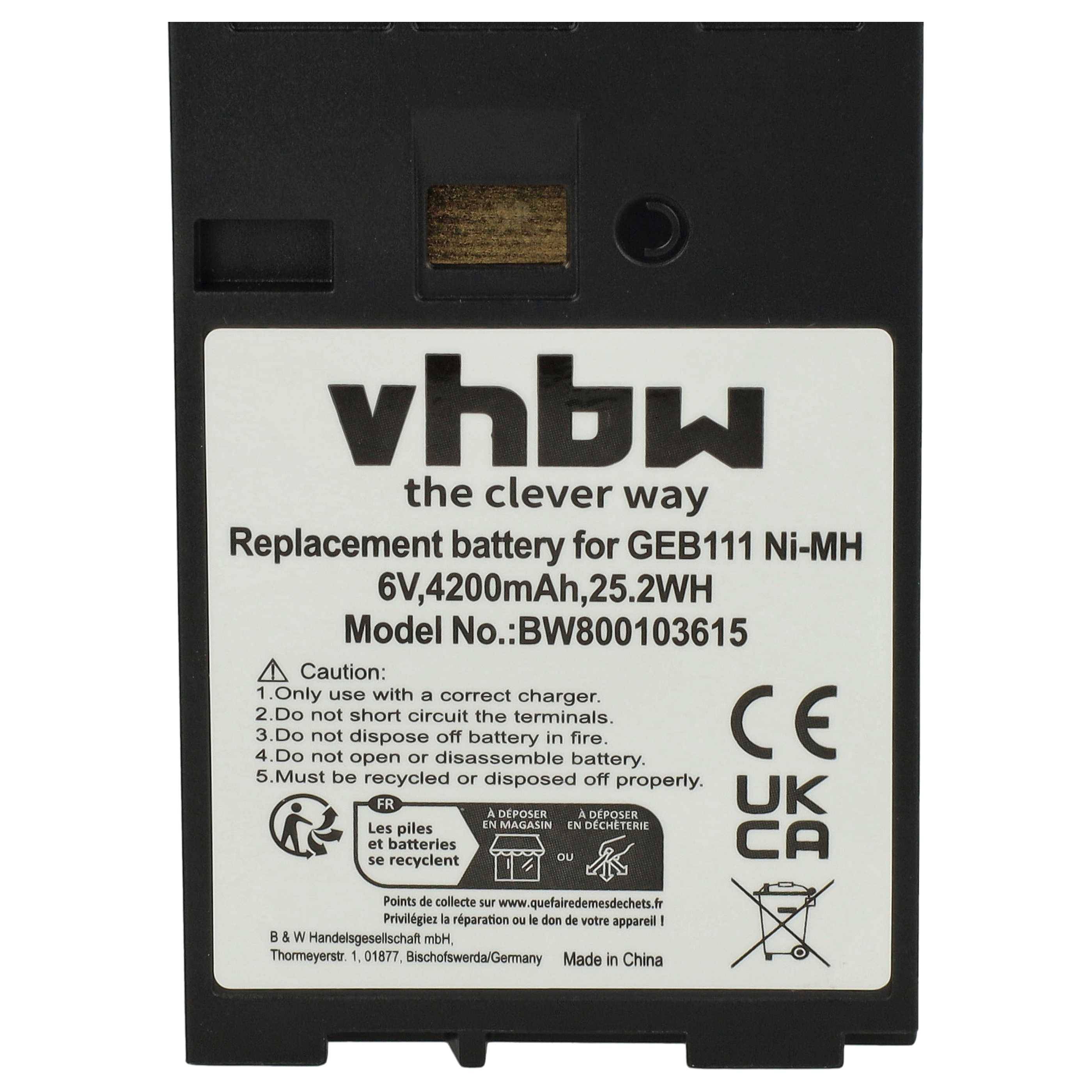 Ersatzbatterie mit Bezeichnung „vhbw
