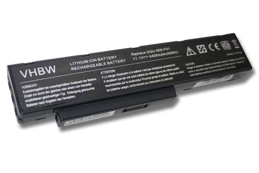 vhbw Akku Ersatz für EUP-P2-4-24, EUP-PE1-4-22, SQU-701, SQU-704, SQU-705, SQU-712 für Notebook (4400 mAh, 11,1 V, Li-Ion)