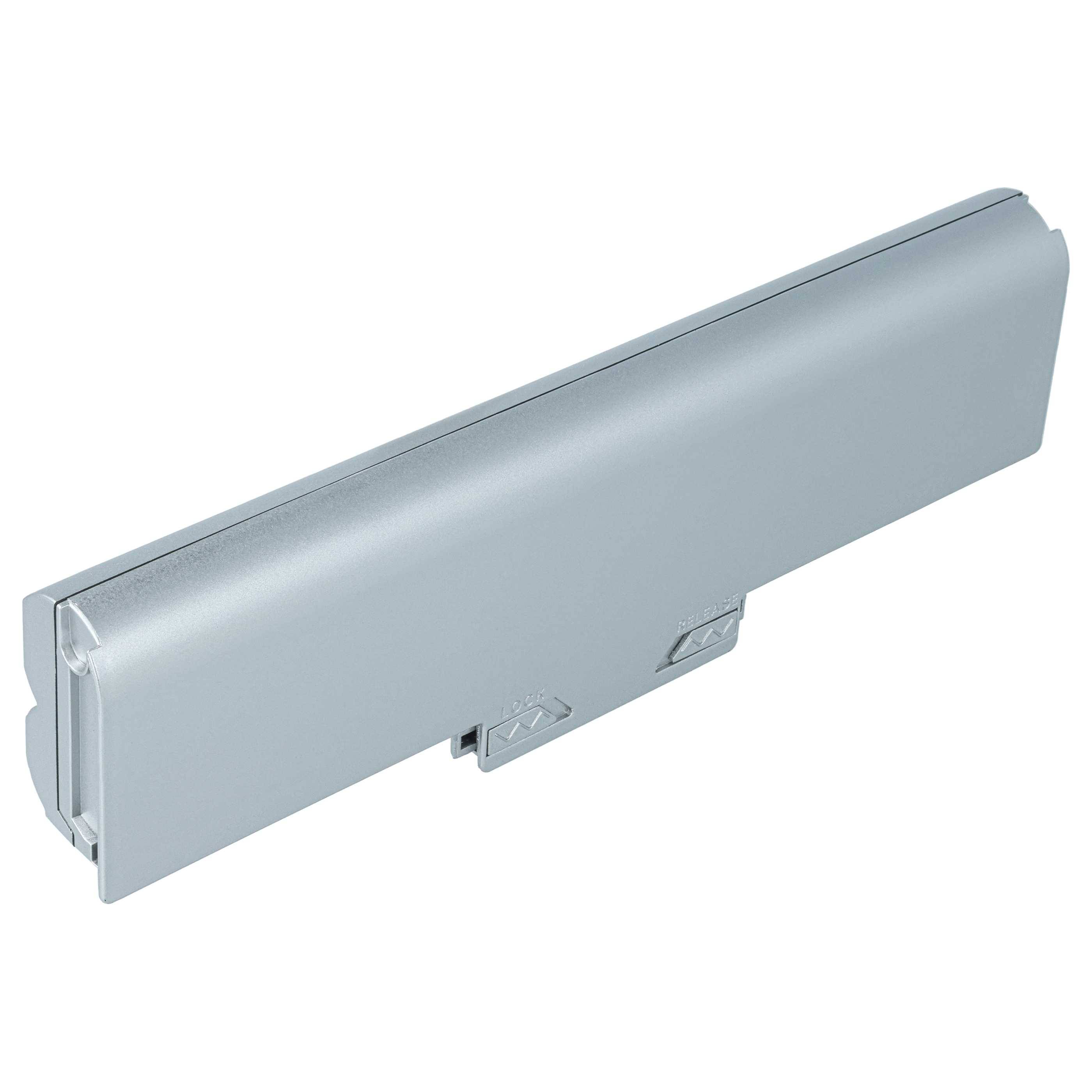 vhbw Akku kompatibel mit Sony Vaio VGN-TX56C/W | VGN-TX57CN, VGN-TX58CN Notebook (4400 mAh, 11,1 V, Li-Ion) - silber