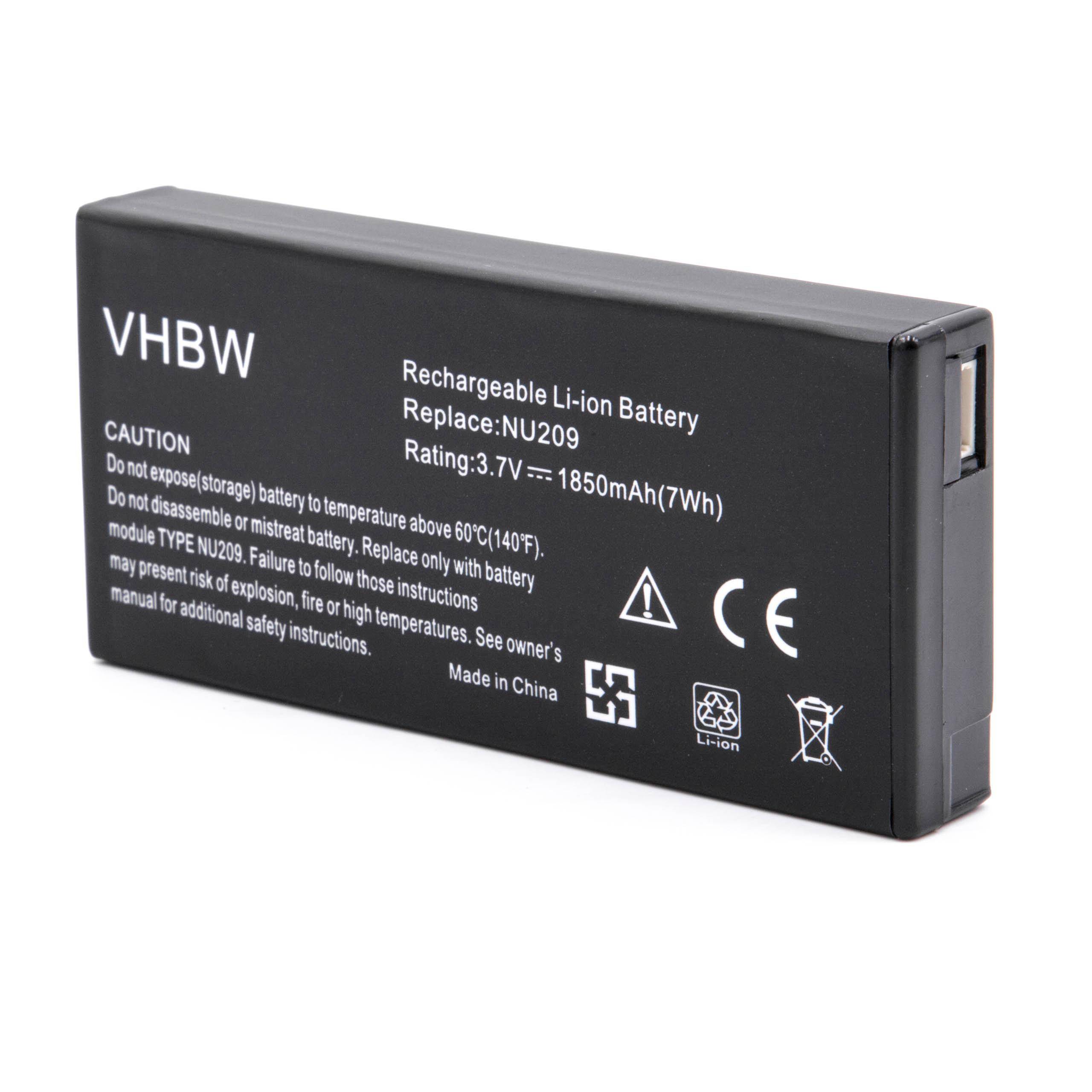 vhbw 1x Akku kompatibel mit Dell Poweredge R510, R410, R515, PERC 6/i, R715, R415, R710, R610, R805 Notebook (1850 mAh, 3,7 V, Li-Ion)