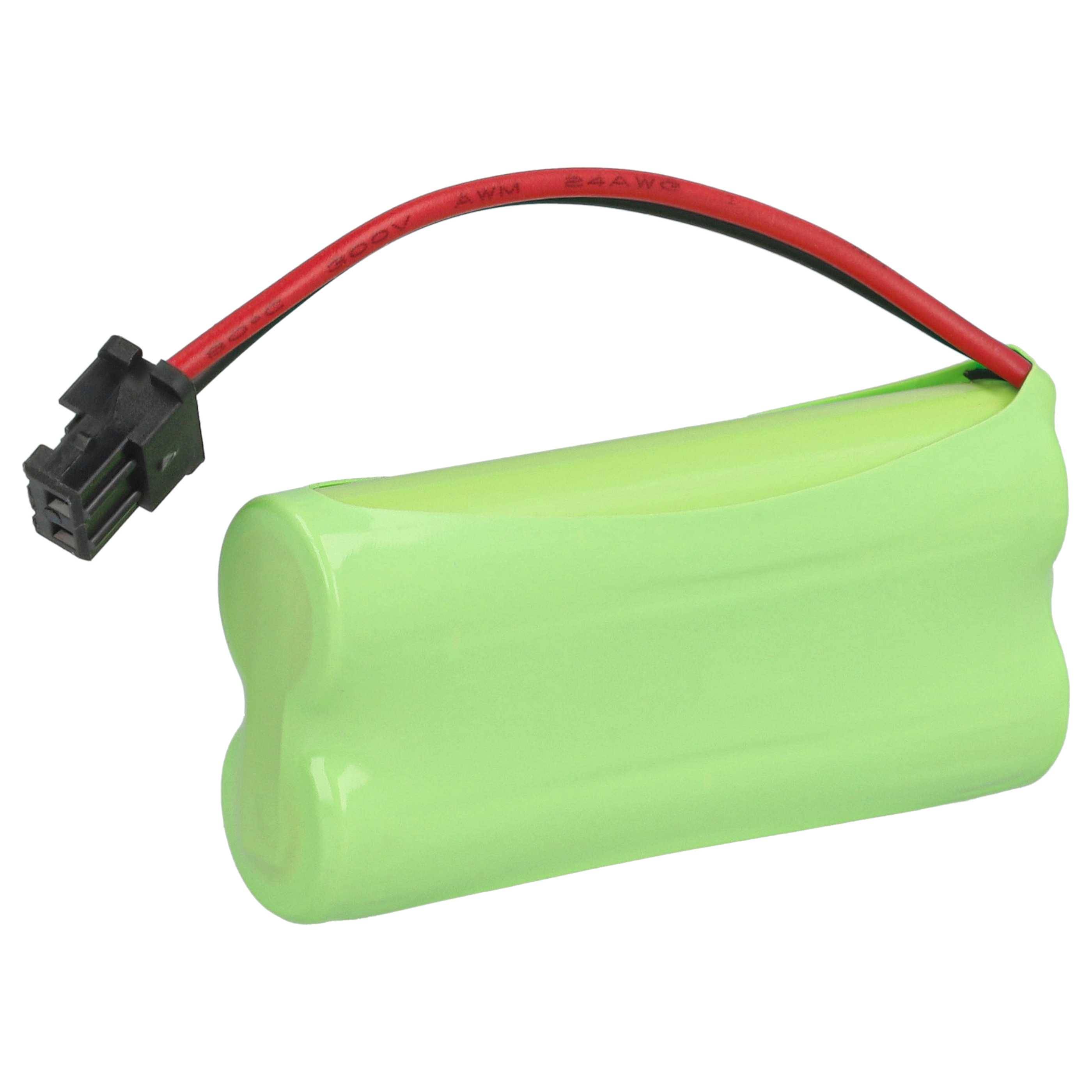 vhbw 2x Akku kompatibel mit VTech DS62215, DS62214, DS62213, DS6221-2, DS6221-4, DS6221-3 schnurlos Festnetz Telefon (800 mAh, 2,4 V, NiMH)