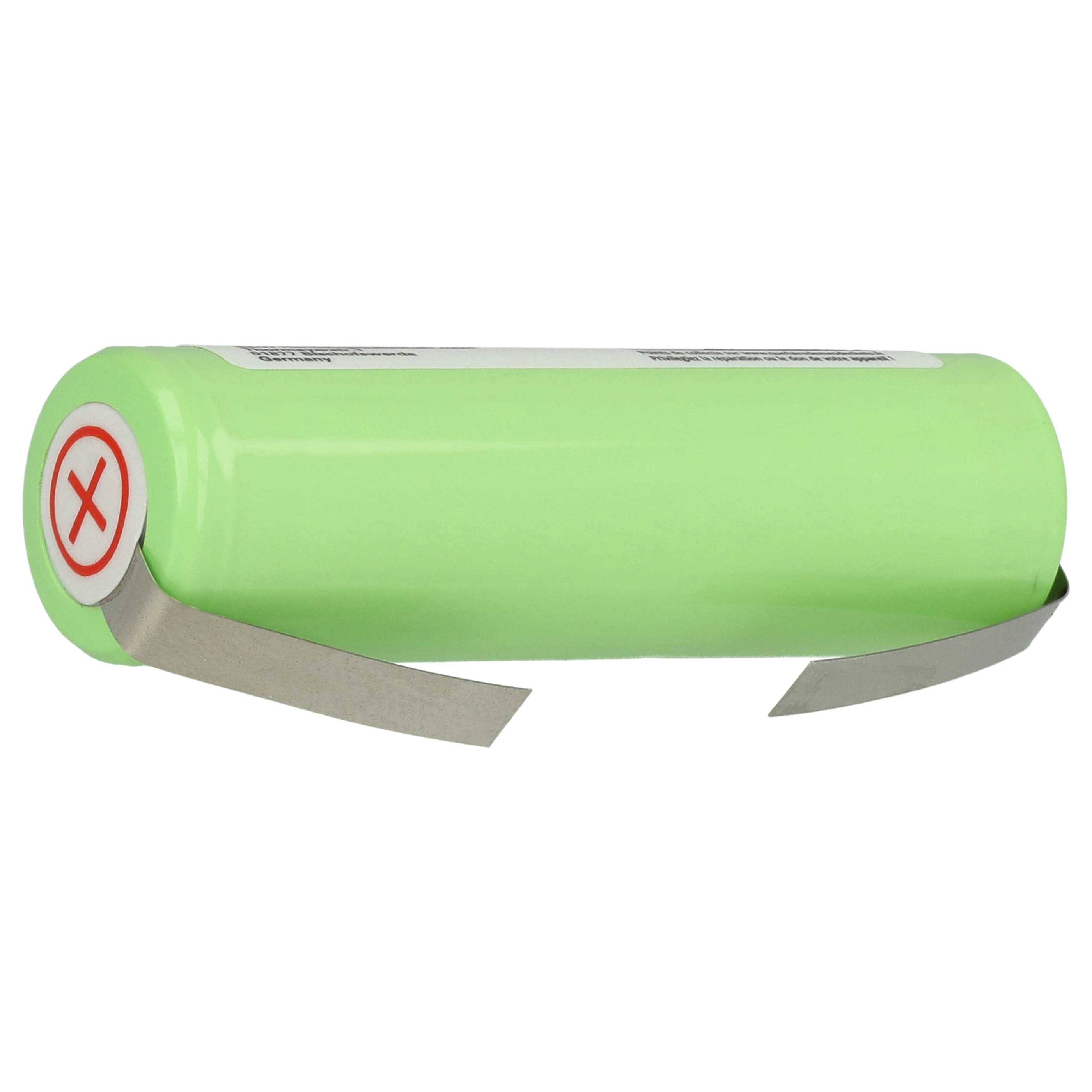 vhbw Akku kompatibel mit Grundig G7585, G8234, G8235, G8261, G8264, G8265, G8267 Rasierer Haarschneider (2000mAh, 1,2V, NiMH)
