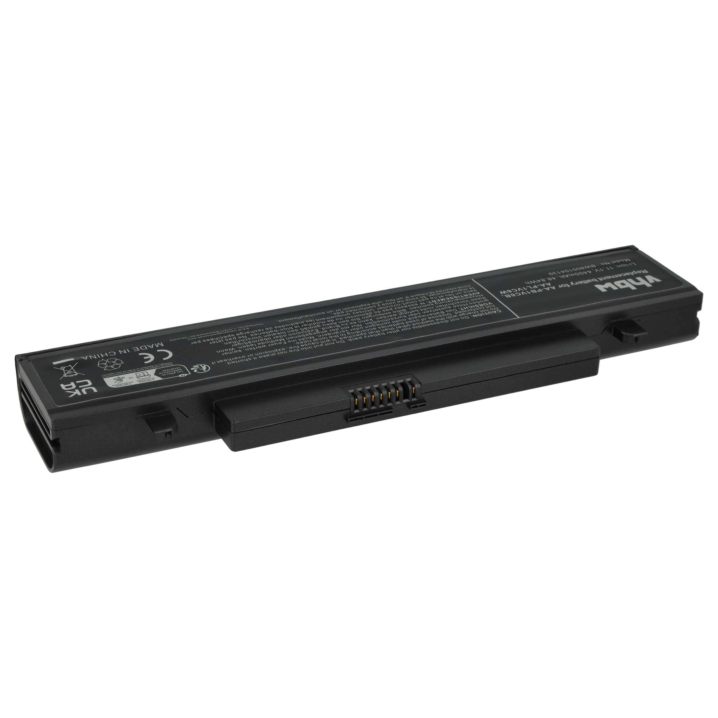 vhbw Akku kompatibel mit Samsung NT-Q328, NT-Q330, NT-X418, NT-X420, NT-X318, NT-X320, NT-X520 Notebook (4400 mAh, 11,1 V, Li-Ion)