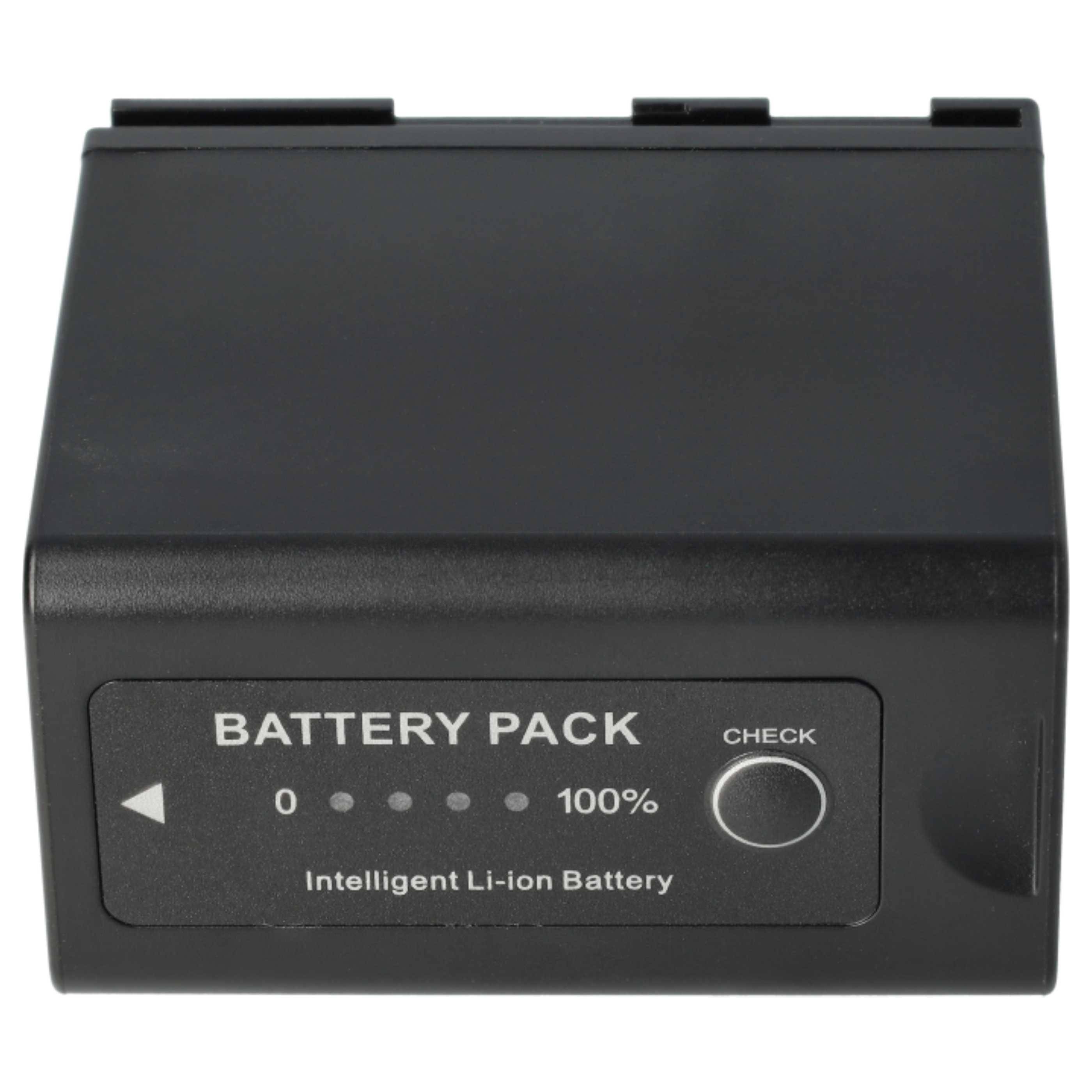 vhbw 2x Akku kompatibel mit Canon XF300, XF305, XF100, XF105 Videokamera Camcorder (6600 mAh, 7,4 V, Li-Ion)