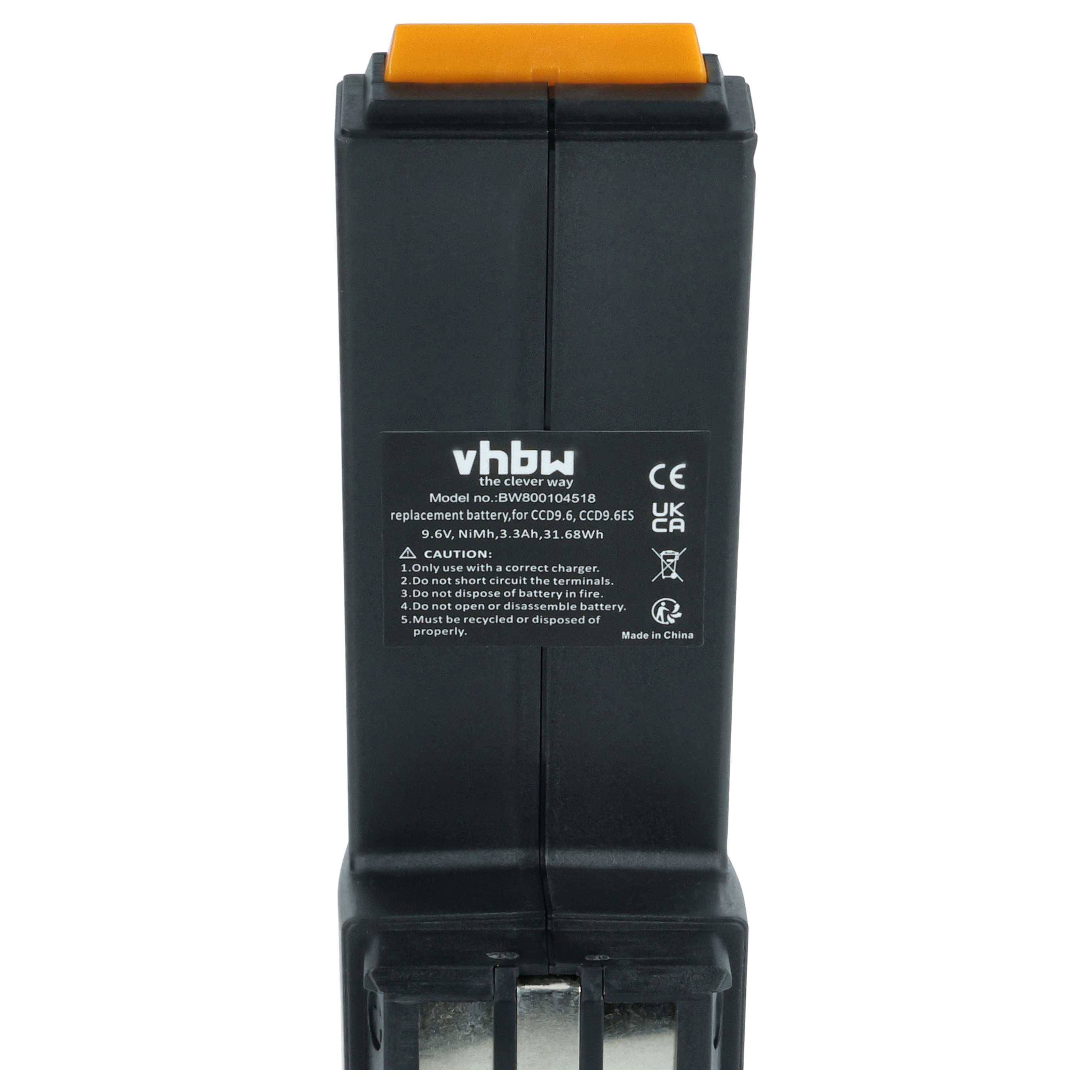 vhbw Akku kompatibel mit Festo Festool FSP-490355, FSP-490598 Werkzeug (3300 mAh, NiMH, 9,6 V)