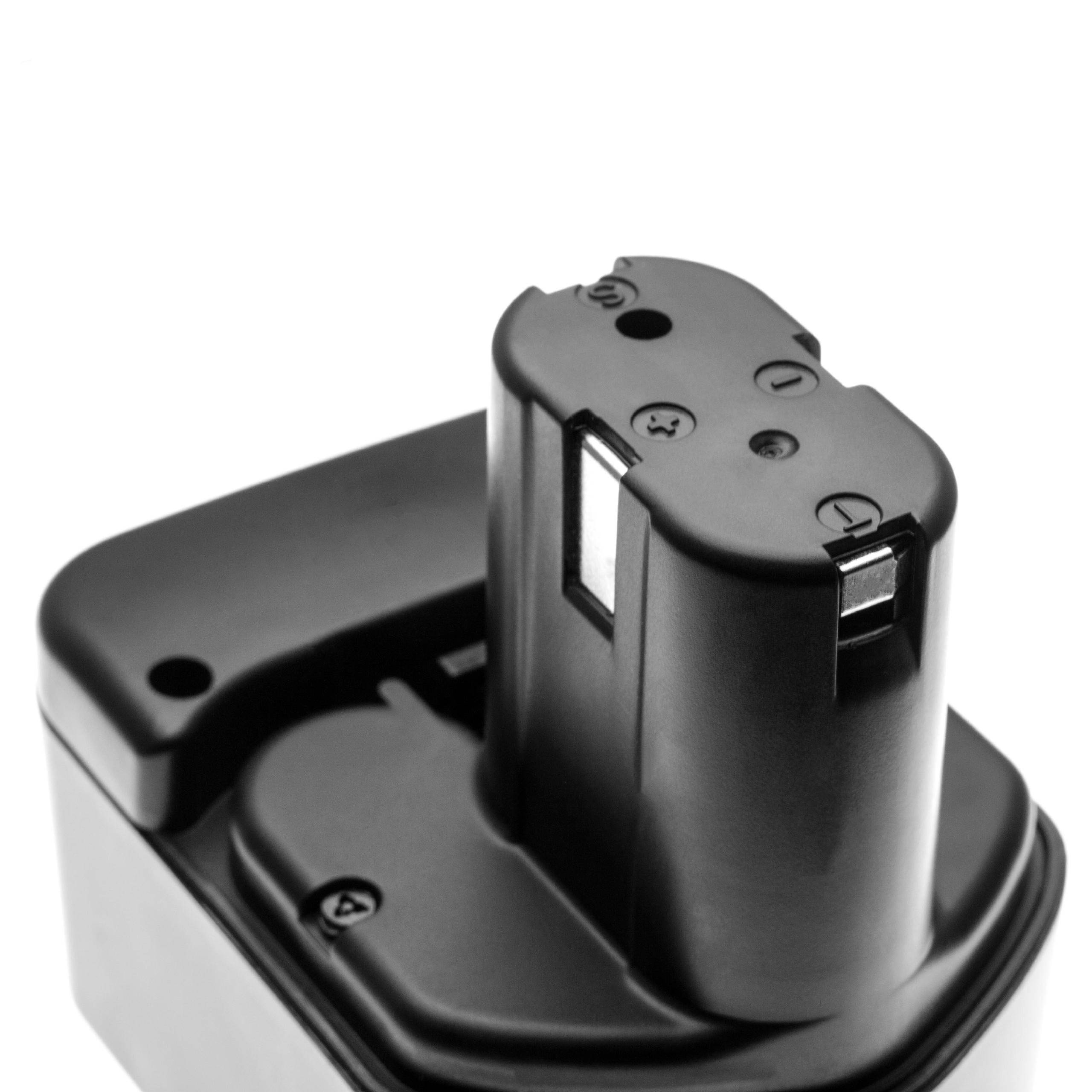 vhbw Akku kompatibel mit Hitachi DS12DV, DS 12DV, DH 15D2, DS 10DTA, DS10DVA, DS 10DVA, DS10DTA Werkzeug (3300 mAh, NiMH, 12 V)