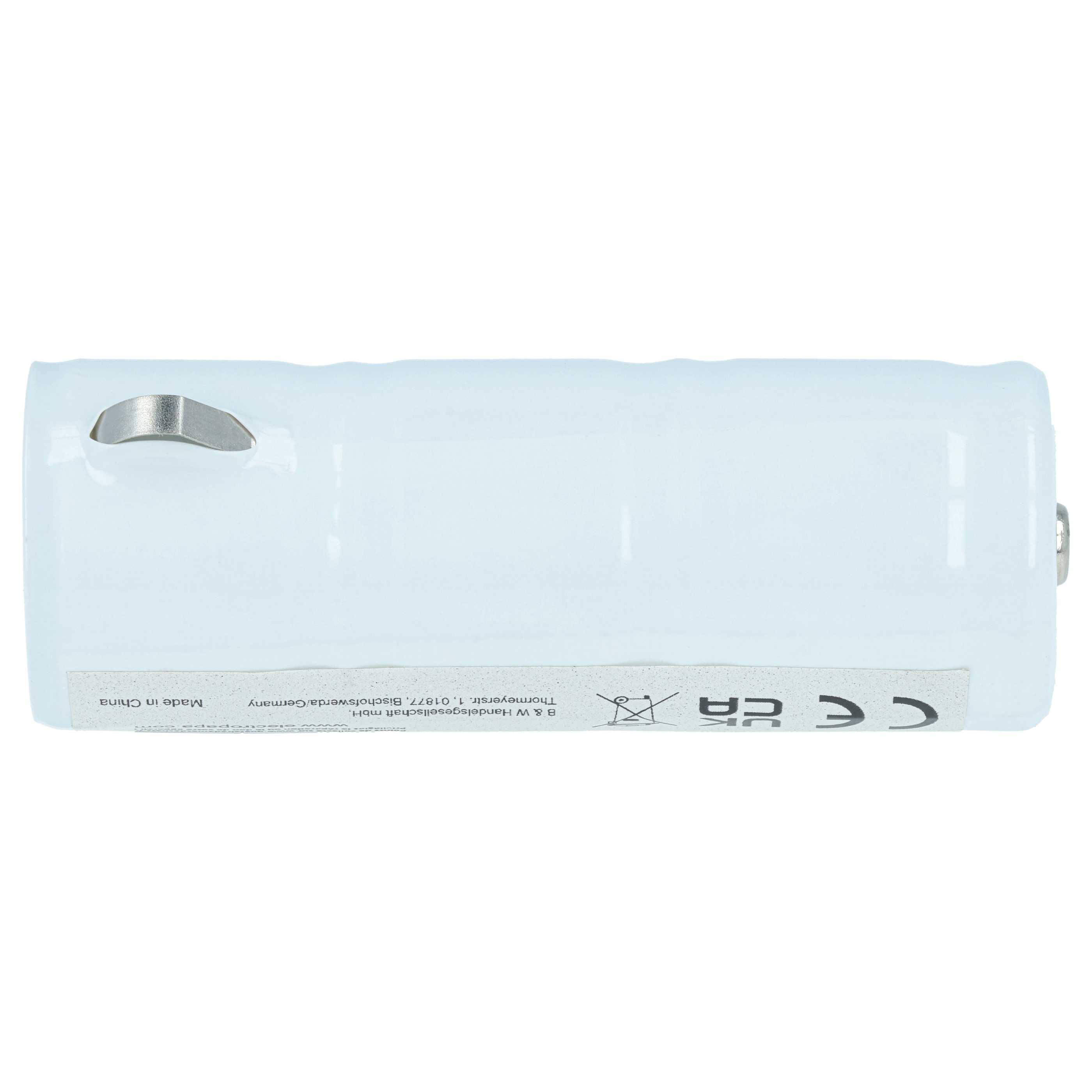 vhbw 2x Akku kompatibel mit Diversified Medical N N36751 Medizintechnik (750 mAh, 3,6 V, NiCd)