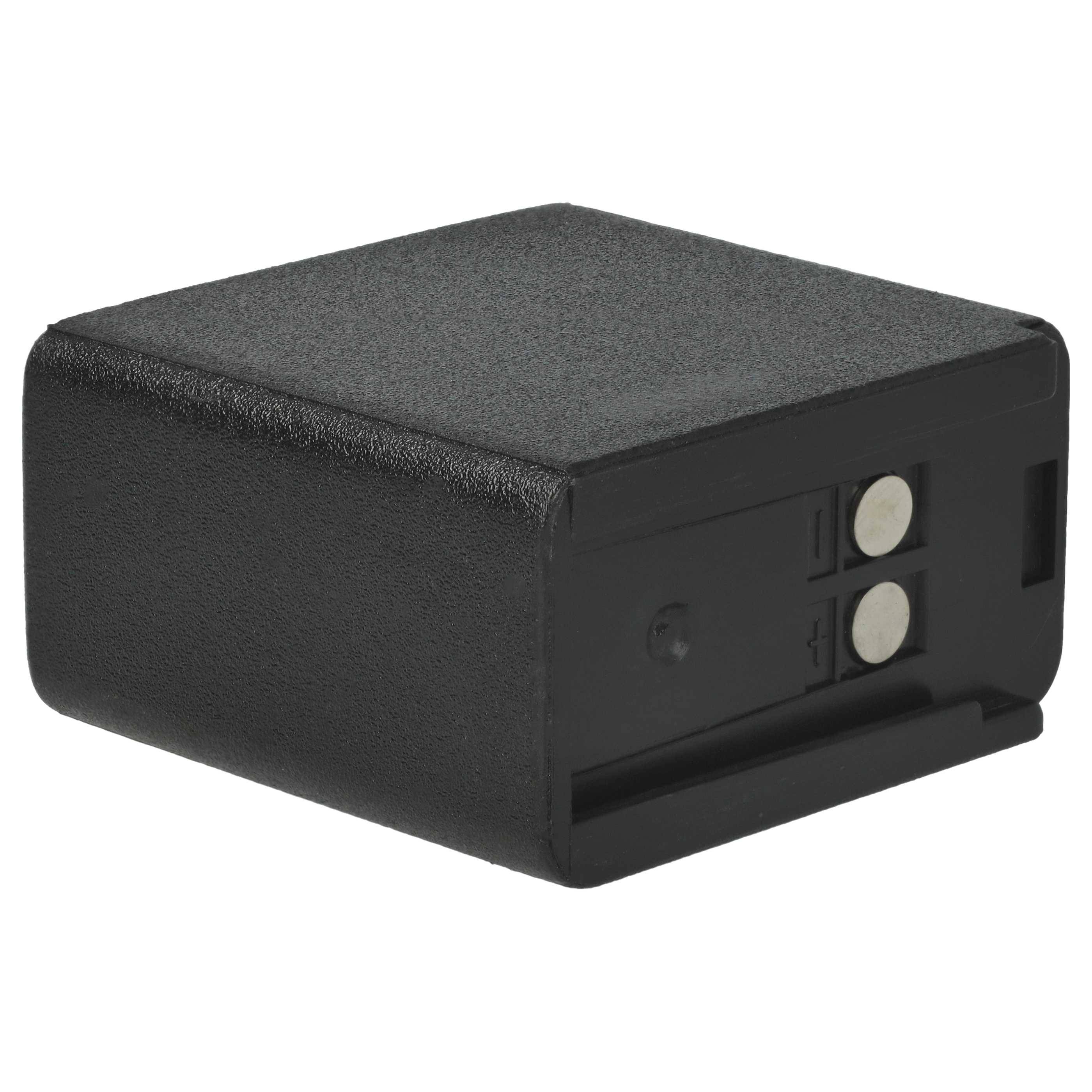 vhbw Akku kompatibel mit Kenwood TK-350N, TK-350G, TK-255, TK-250G, TK-353, TK-350, TK-259, TK-250 Funkgerät, Walkie Talkie (1600 mAh, 7,2 V, NiMH)