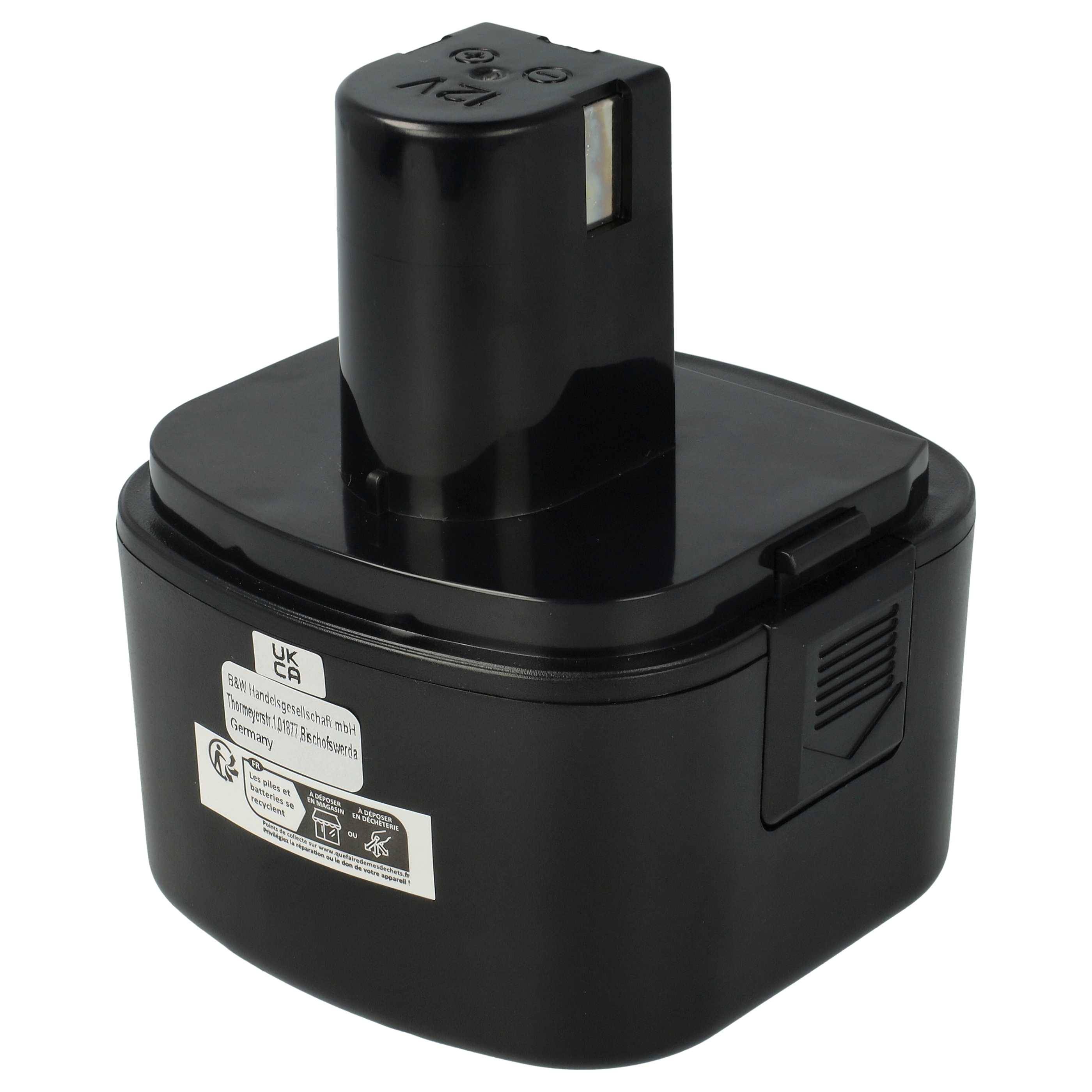 vhbw Akku kompatibel mit Lincoln Lubrication 1201, LNI-1244 Werkzeug (3300 mAh, NiMH, 12 V)