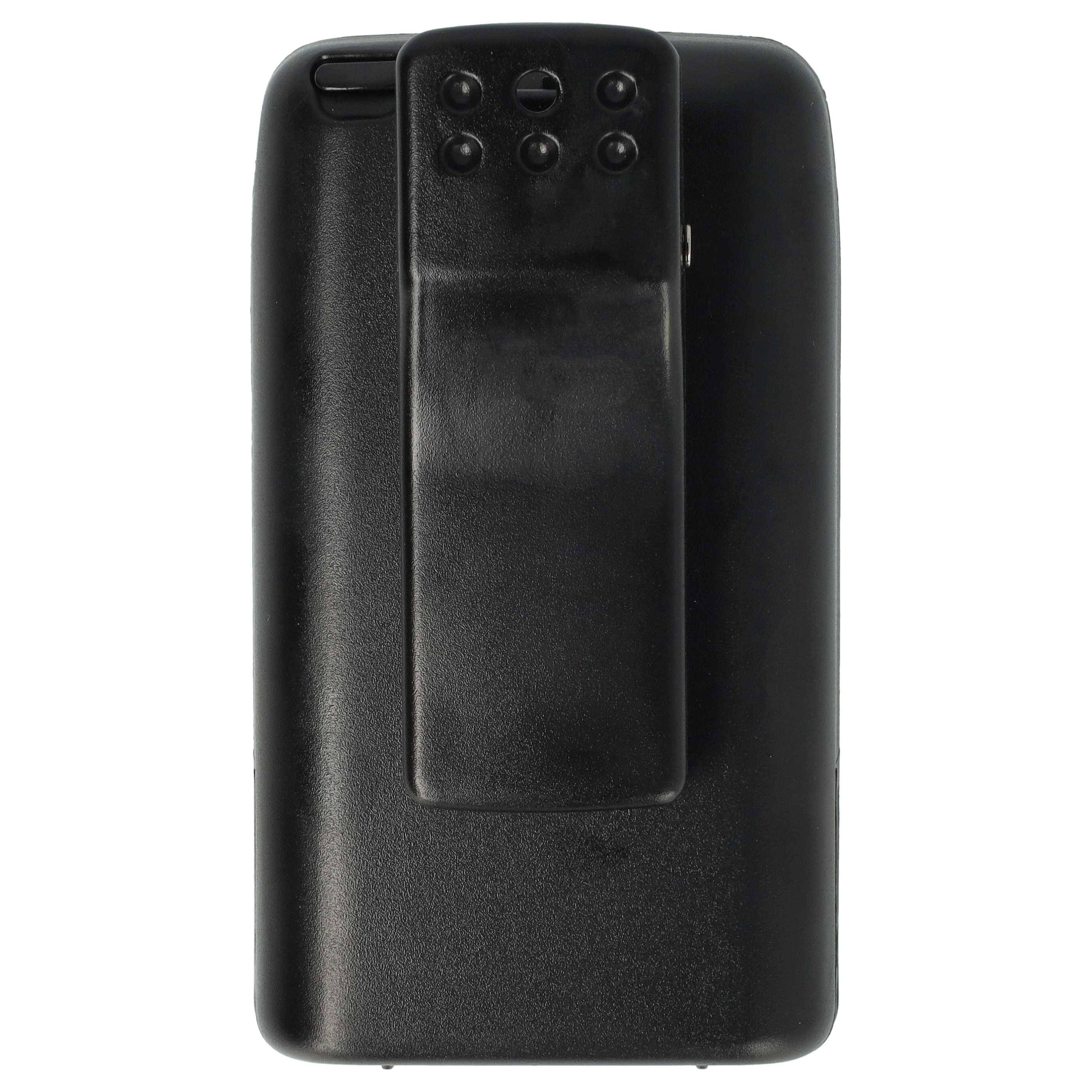 vhbw Akku Ersatz für FNB-V49H für Funkgerät, Walkie Talkie (2000 mAh, 7,2 V, NiMH) + Gürtelclip