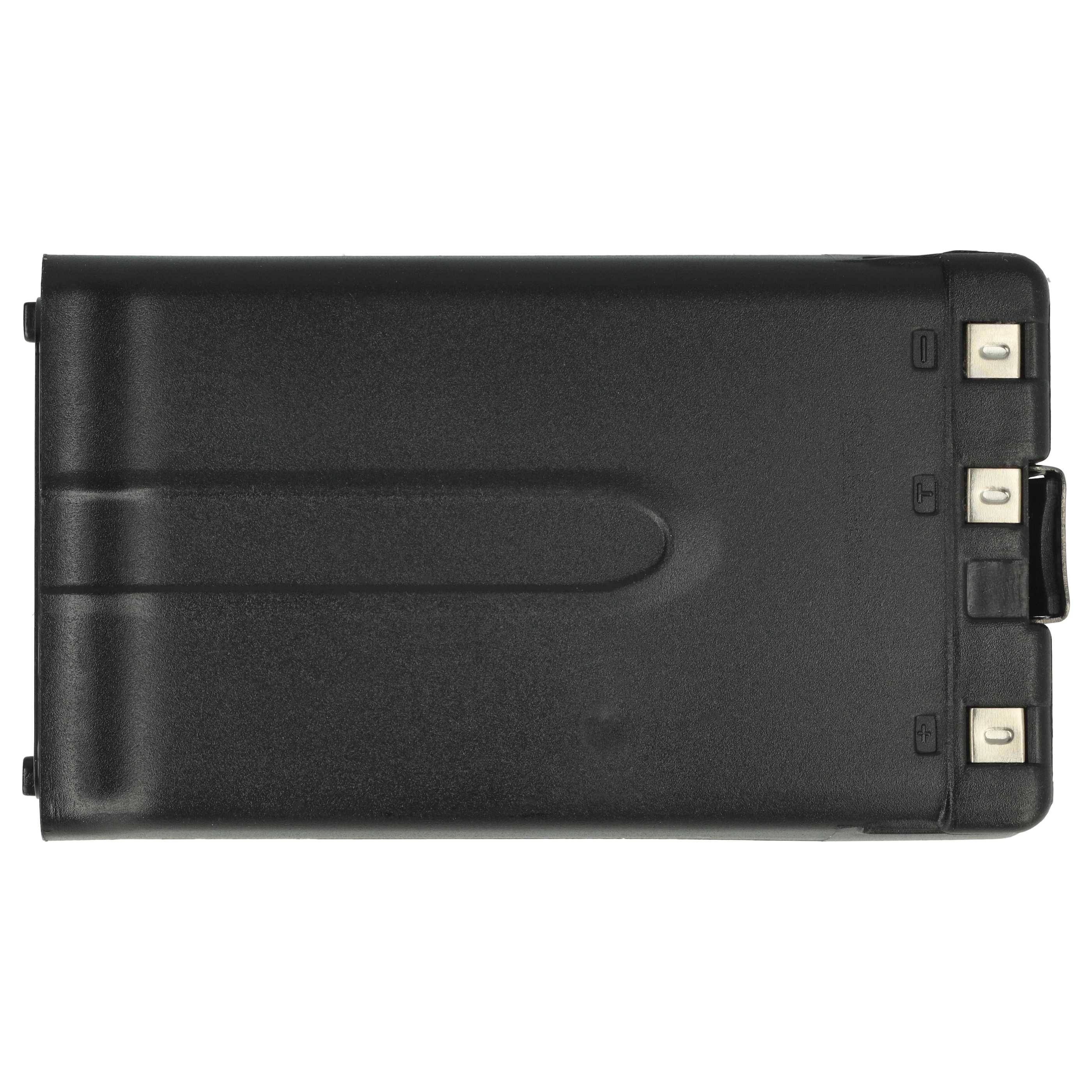 vhbw Akku kompatibel mit Kenwood TH-K2E, TH-K2AT, TH-K2, TH-K4E, TH-K4AT, TH-K4 Funkgerät, Walkie Talkie (1800 mAh, 7,2 V, NiMH)