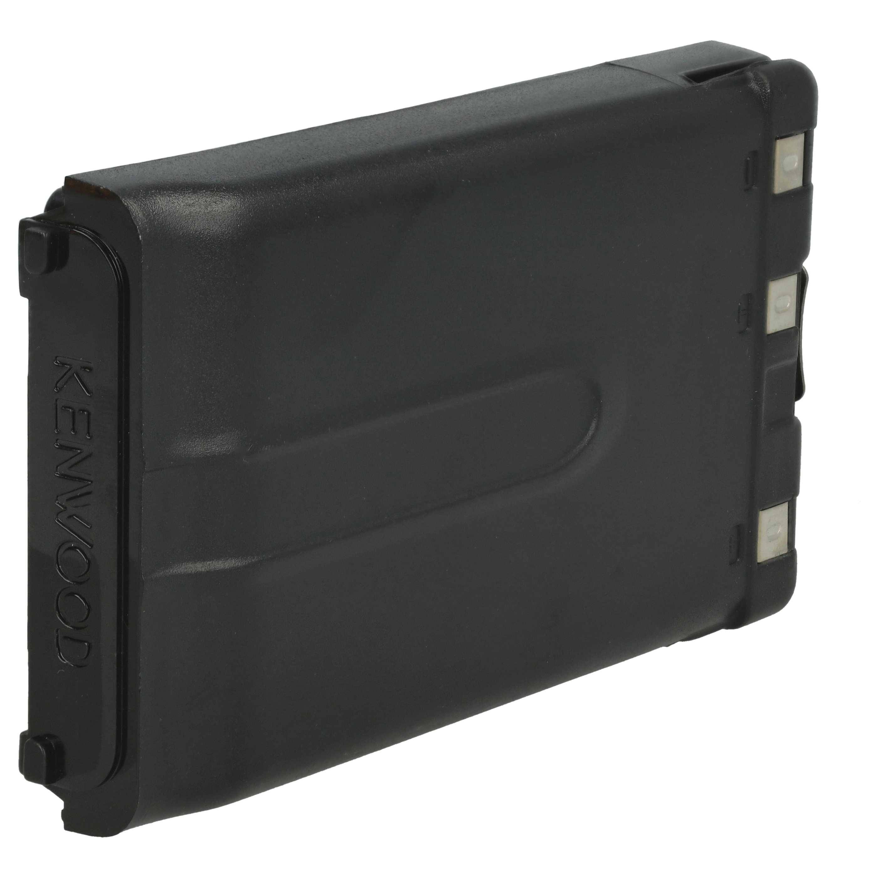 vhbw Akku kompatibel mit Kenwood TH-K2E, TH-K2AT, TH-K2, TH-K4E, TH-K4AT, TH-K4 Funkgerät, Walkie Talkie (1800 mAh, 7,2 V, NiMH)