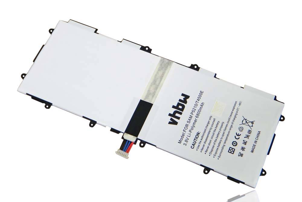 Rechteckiger weißer Lithium-Ionen-Akku mit der Modellbezeichnung '47CP3/60/71'. Enthält Sicherheitssymbole, Warnhinweistext und 'vhbw' Markenbranding.