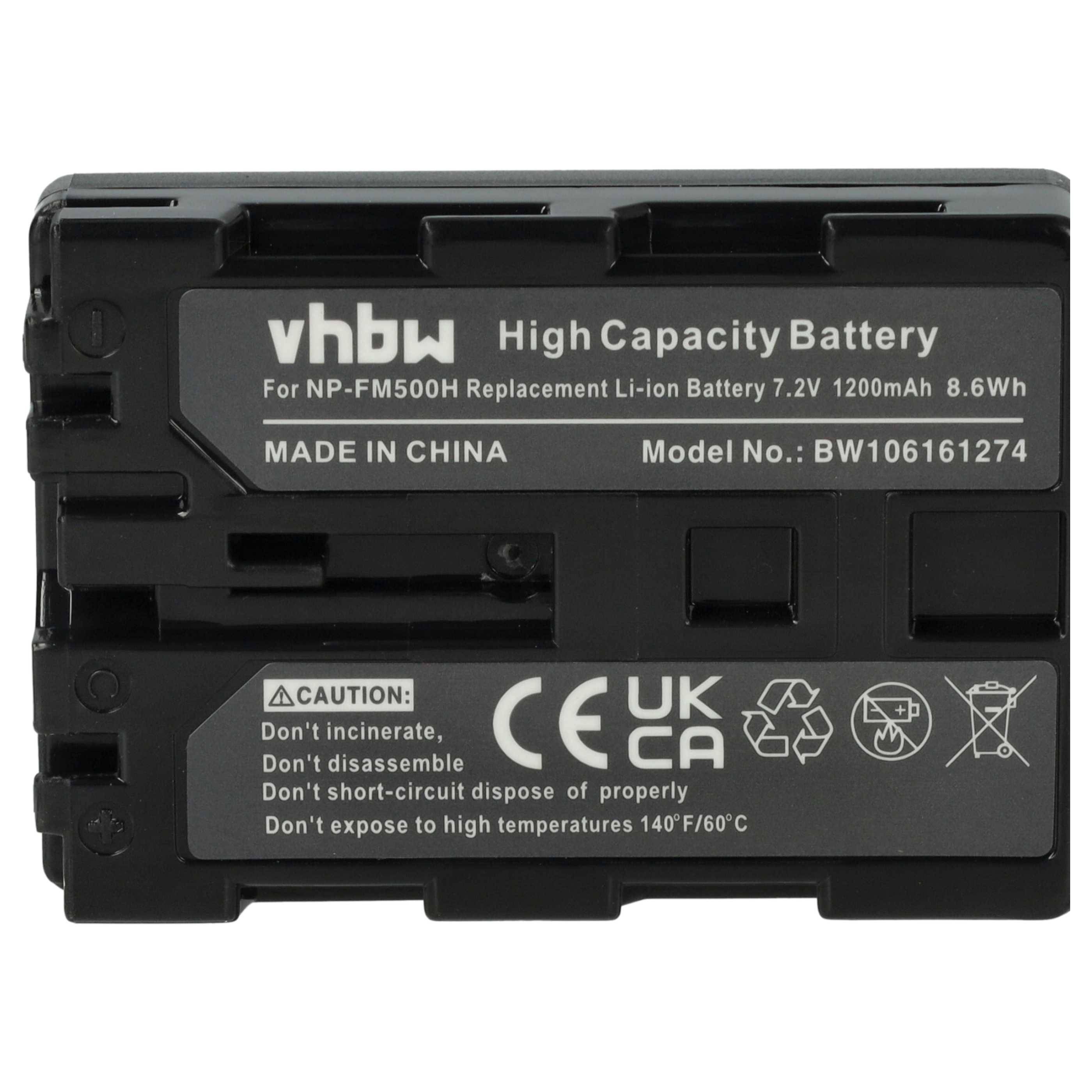 vhbw 3x Akku kompatibel mit Sony Alpha ILCA-77M2, A850Q, ILCA-77M2M, A850, ILCA-68, SLT-A57, A900, A700Z Kamera (1200 mAh, 7,2 V, Li-Ion)