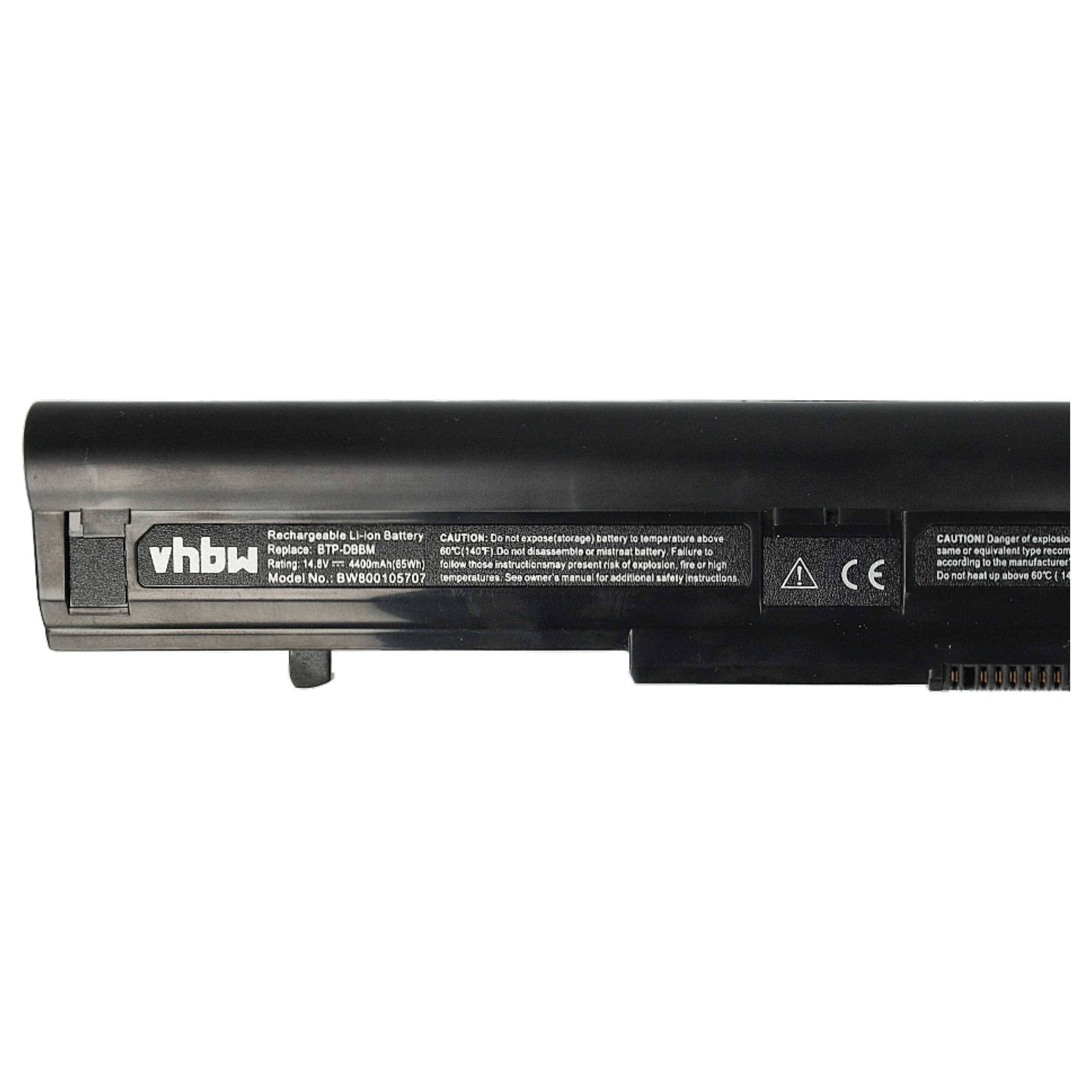 vhbw Akku 4400mAh kompatibel mit Notebook Laptop Medion Akoya E6213, E6214, E6220, E6224, E6226, P6622, P6624, P6626, P6630, P6812