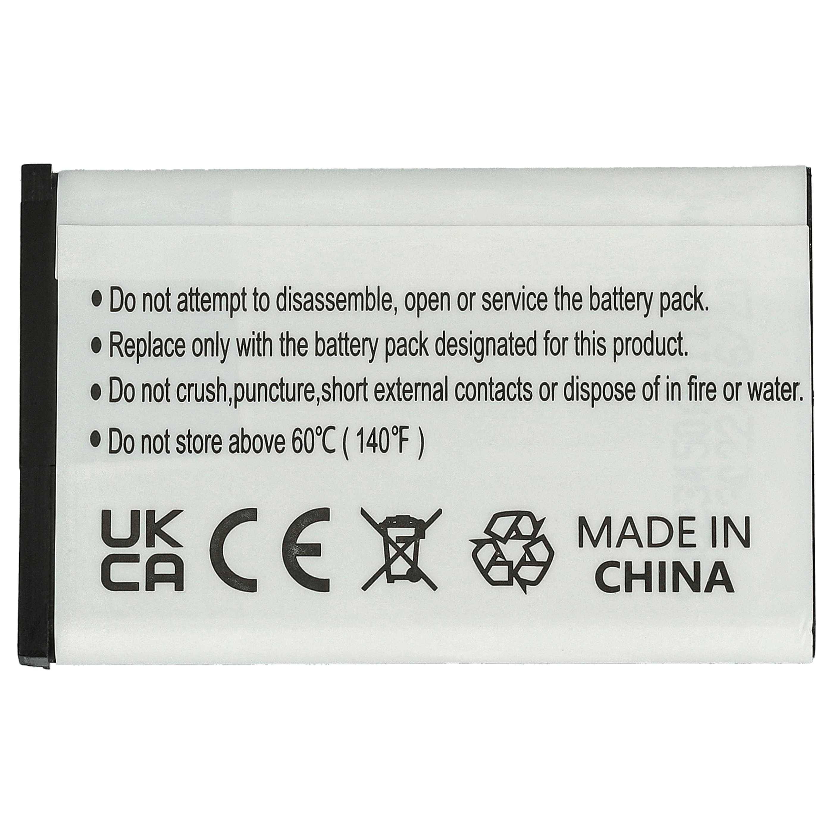vhbw 5x Akku Ersatz für Siemens V30145-K1310K-X447-0-HY, V30145-K1310K-X447 für schnurlos Festnetz Telefon (1050 mAh, 3,7 V, Li-Ion)