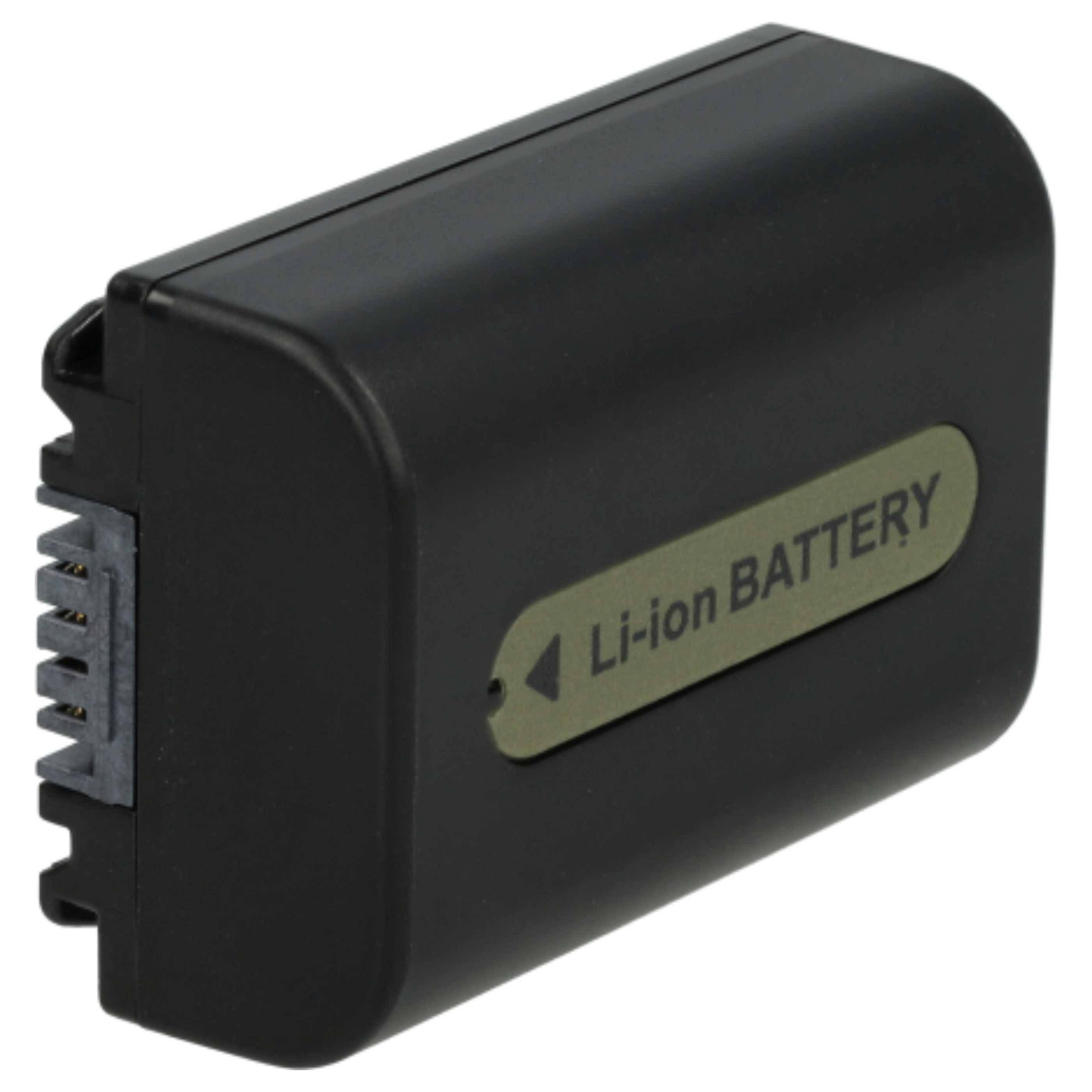 vhbw 3x Akku kompatibel mit Sony DCR-SR37, DCR-SR37E, DCR-SR36(E) Videokamera Camcorder (500 mAh, 7,2 V, Li-Ion) + Infochip