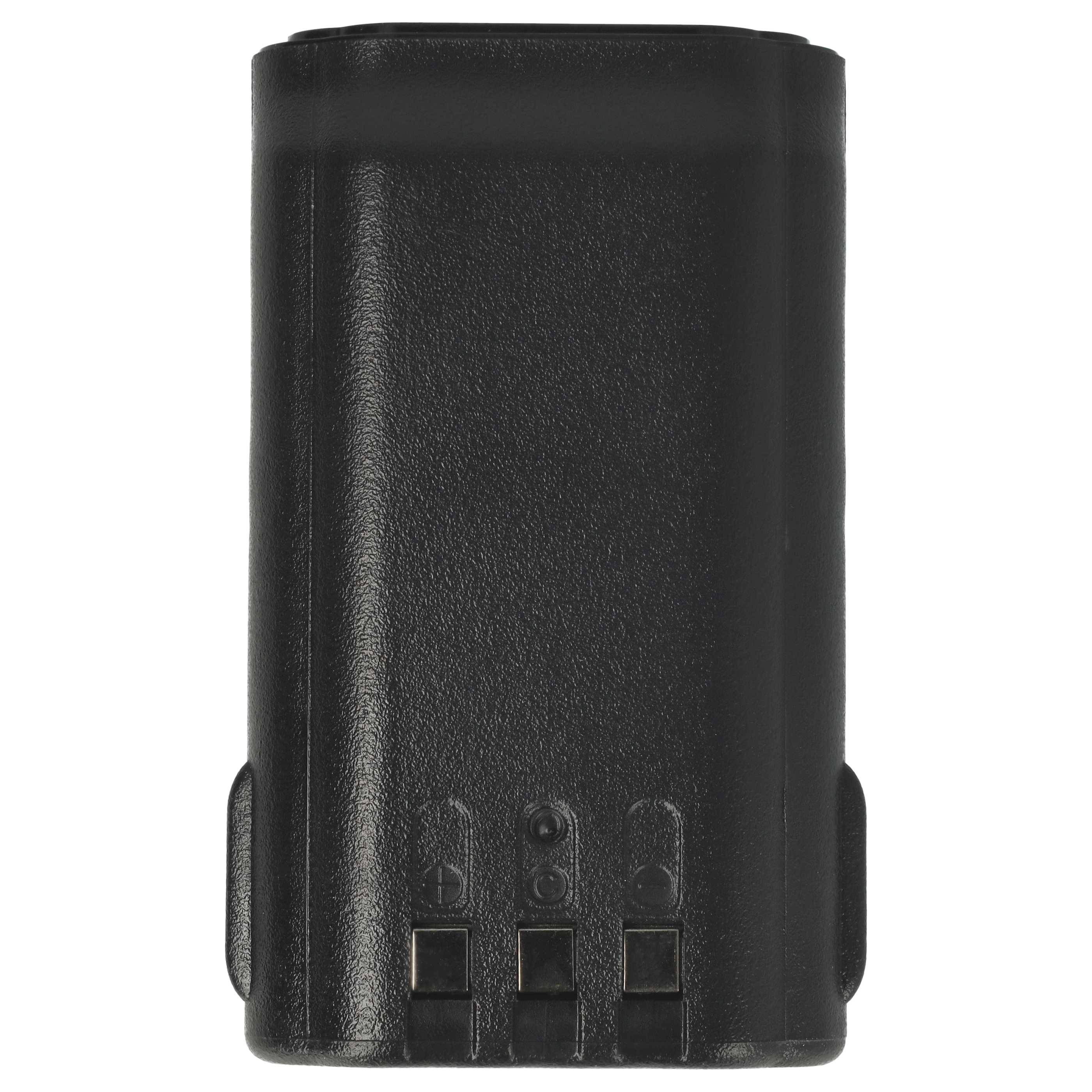 vhbw 2x Akku kompatibel mit Icom IC-F4161, IC-F4062T, IC-F4062S, IC-F4161DT, IC-F4161DS, IC-F4161D Funkgerät, Walkie Talkie (2500 mAh, 7,4