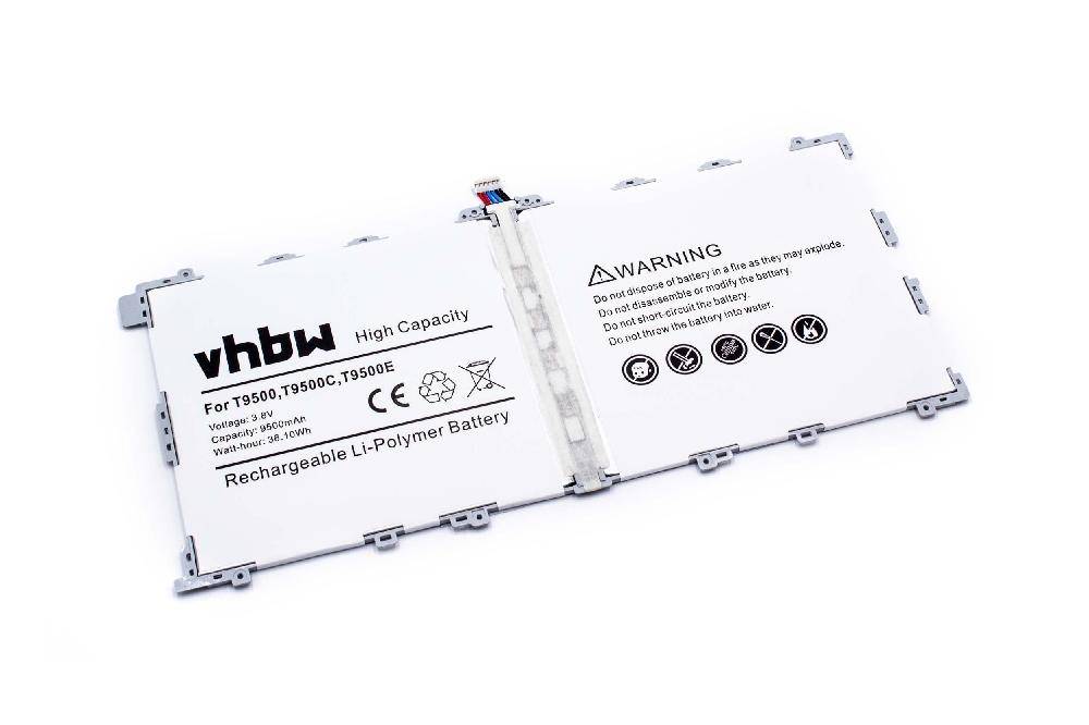 vhbw Akku kompatibel mit Samsung Galaxy Note 12.2 3G | 12.2 WiFi, 12.2 LTE 32GB, 12,2 Tablet Pad (9500 mAh, 3,8 V, Li-Ion)