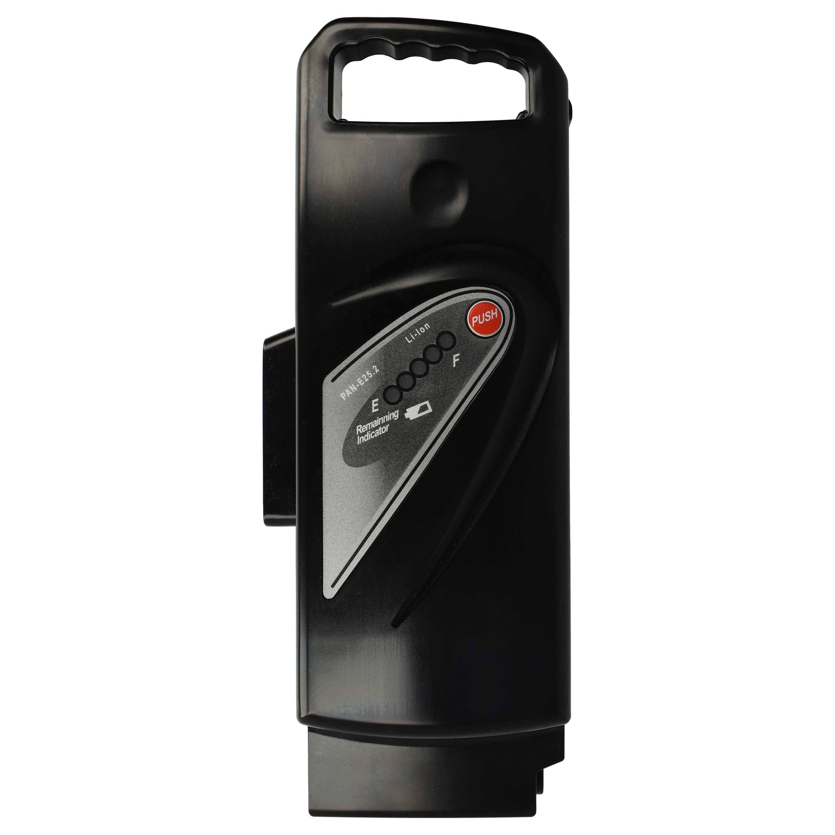 vhbw Akku kompatibel mit Panasonic Flyer C4 Premium, C2, C4, C2 Premium | für C10 HS, C11 HS, C12 HS E-Bike (20,8 Ah, 25,2 V, Li-Ion) - Schwarz