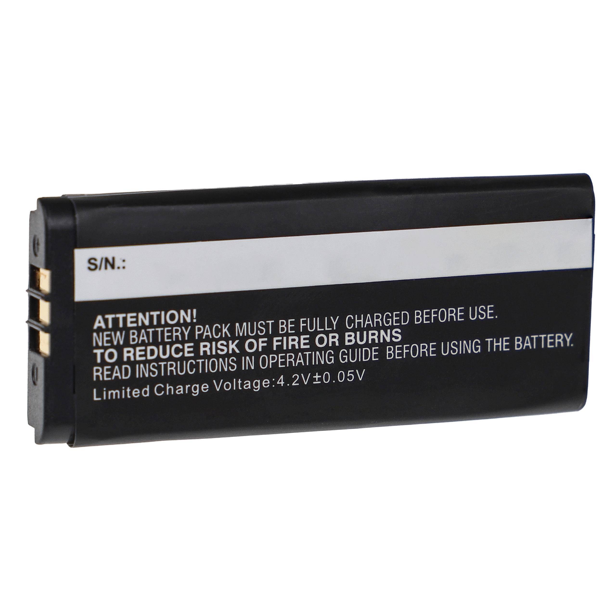 vhbw Akku kompatibel mit Nintendo DS XL, DSi LL, DSi XL UTL-001 - Ersatz für C/UTL-A-BP, UTL-001 - (Li-Ion, 900mAh, 3.7V)