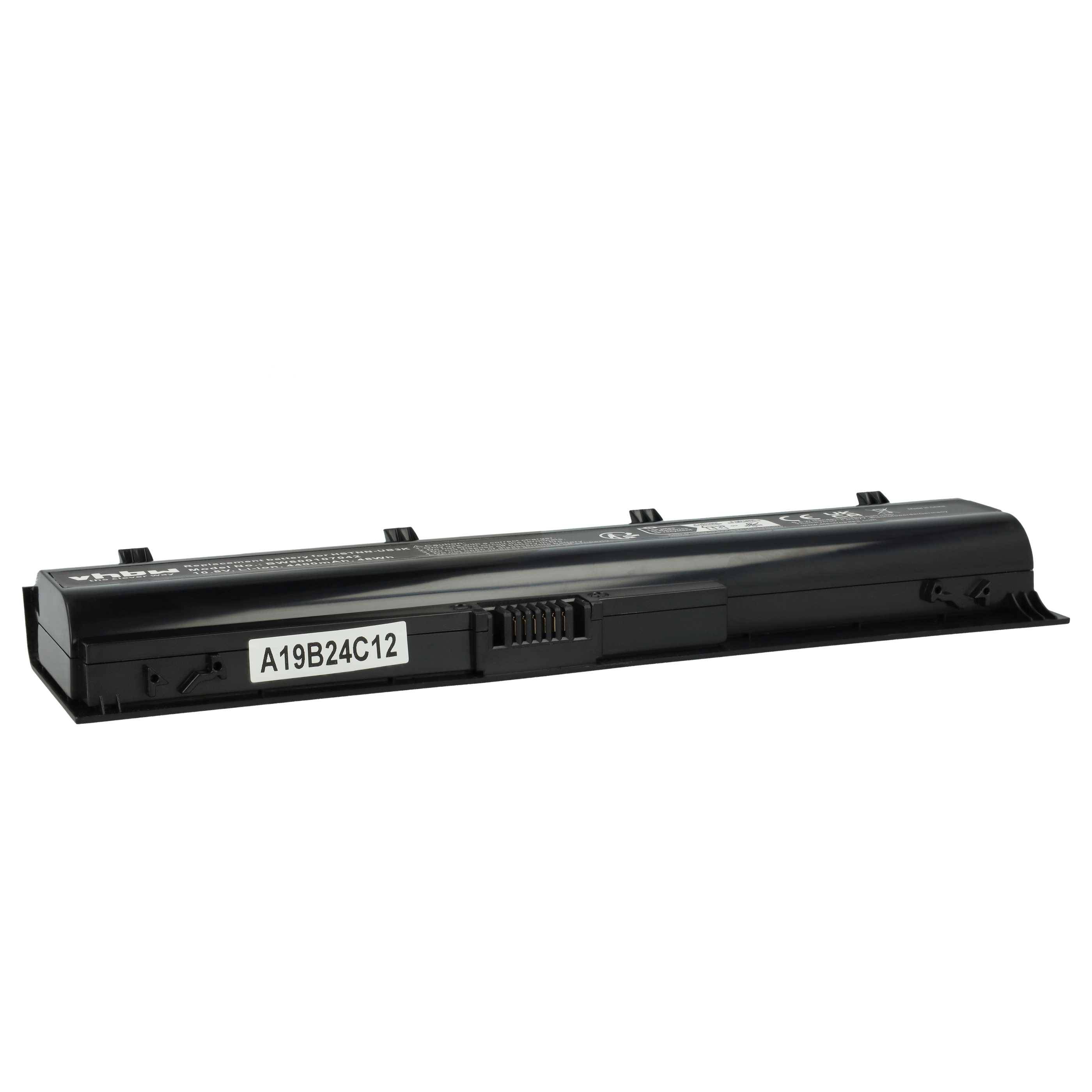 vhbw Akku Ersatz für HP RC06, HSTNN-YB3k, RC06XL, HSTNN-UB3K, HSTNN-W84C für Notebook (4400 mAh, 10,8 V, Li-Ion)