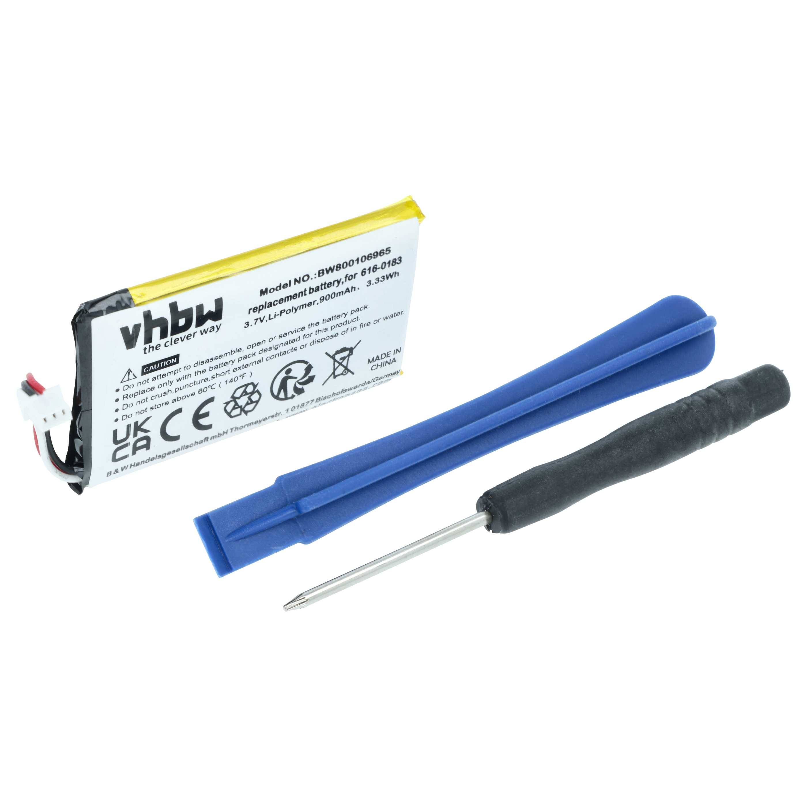 vhbw Akku kompatibel mit Apple iPod 4th Generation, 4 MP3-Player Musik Player (900 mAh, 3,7 V, Li-Ion)