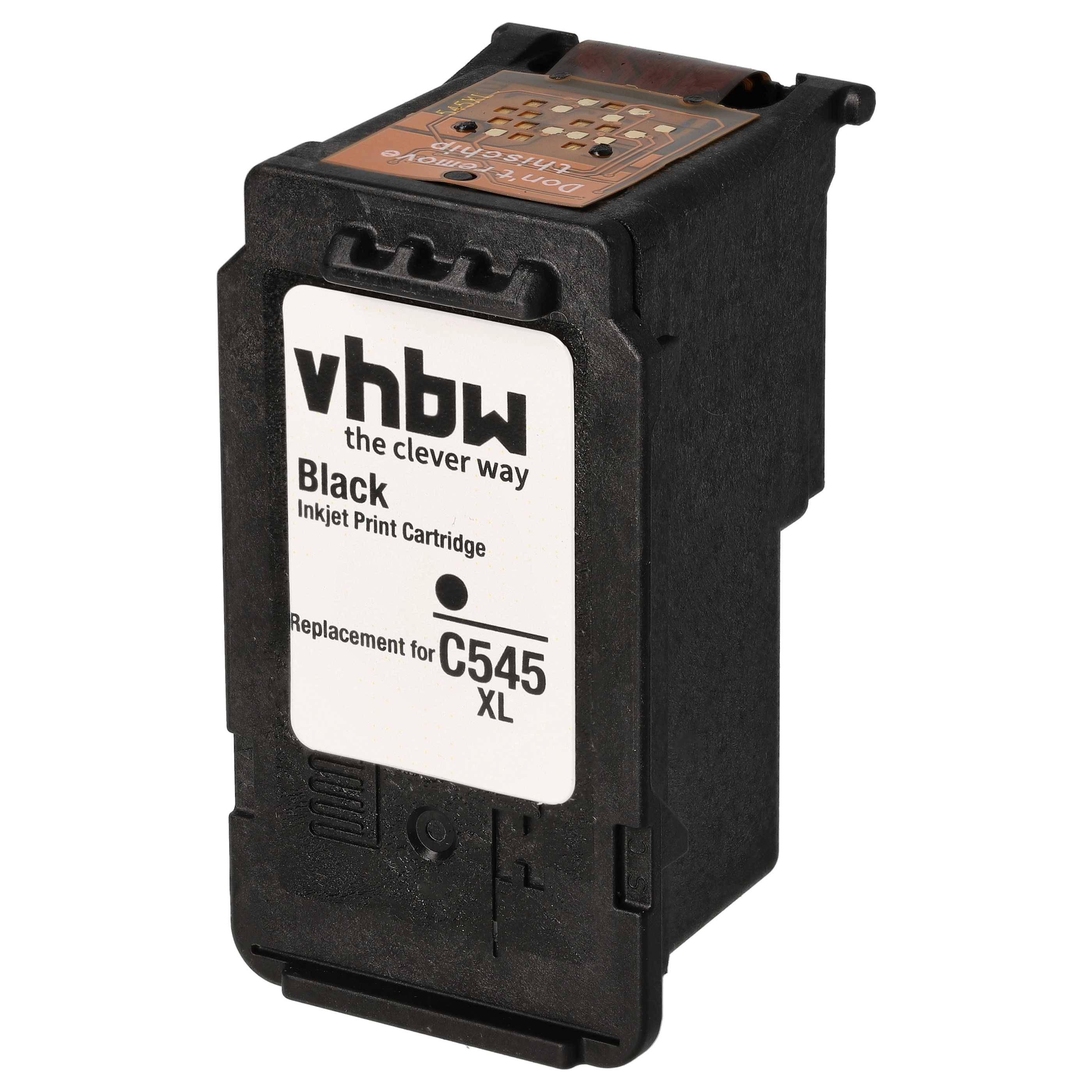 vhbw Tintenpatrone Schwarz kompatibel mit Canon Pixma TS3150, TR4551, MX495, TR4550, TS305, TS304, TS302, TS205 Drucker (wiederaufgefüllt, 12ml)