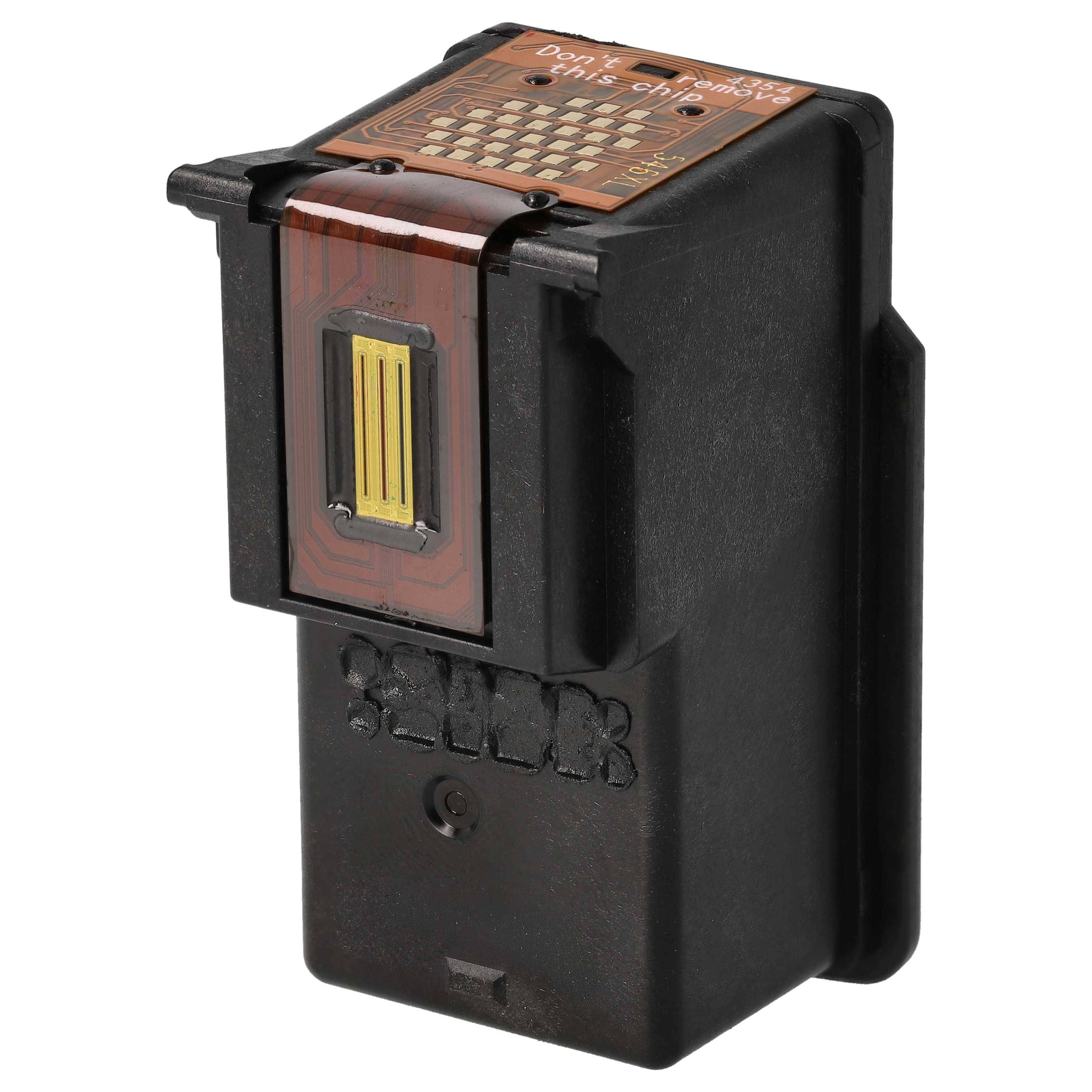 vhbw Tintenpatrone Cyan/Magenta/Yellow kompatibel mit Canon Pixma MG3050, MG3051, MG3052, MG3053, MG2950 Drucker (wiederaufgefüllt, 12ml)