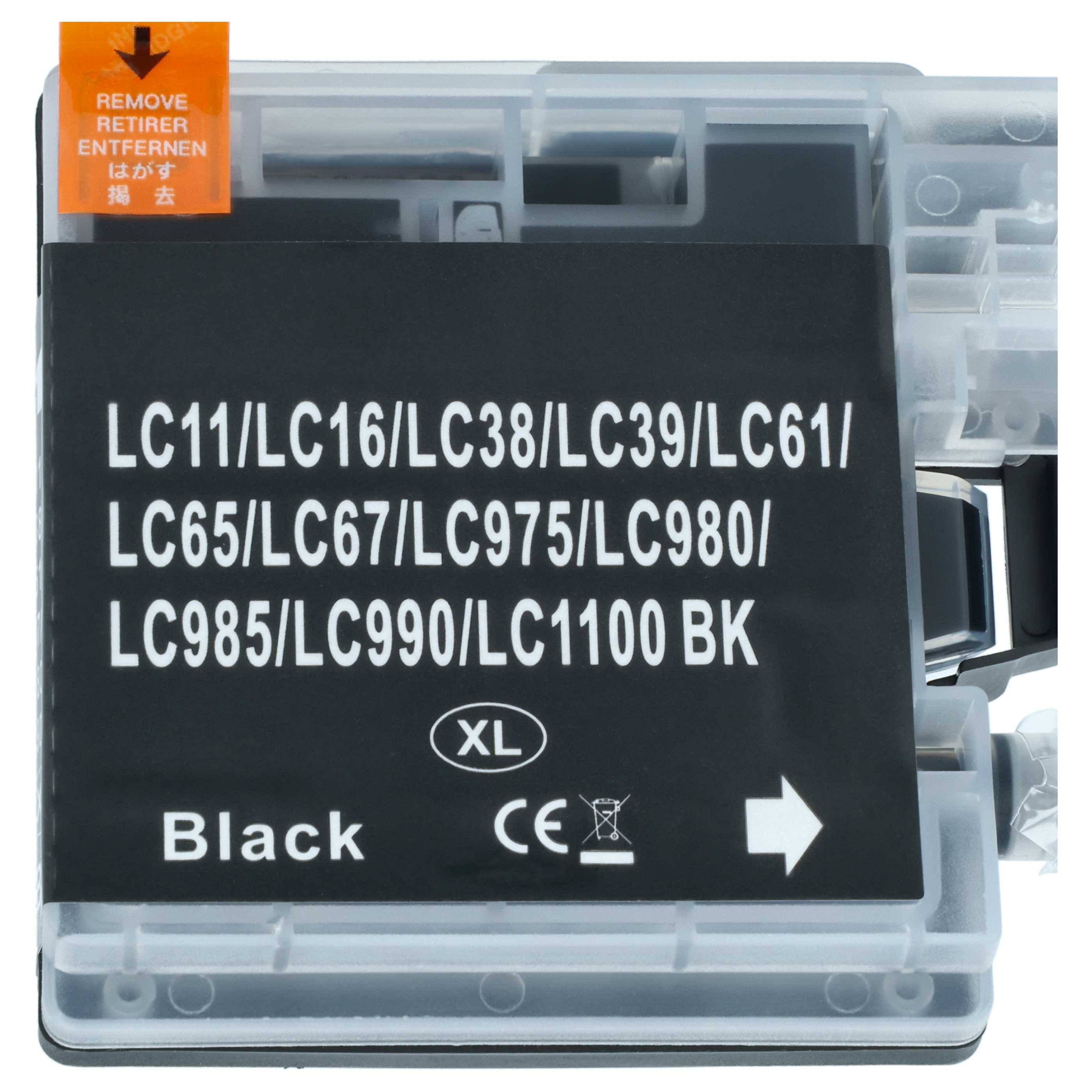 vhbw 20x Tintenpatronen kompatibel mit Brother MFC-J615W | MFC-J615, MFC-J415W, MFC-J415, MFC-J410, MFC-J265W, MFC-J265 Drucker (Kompatibel)