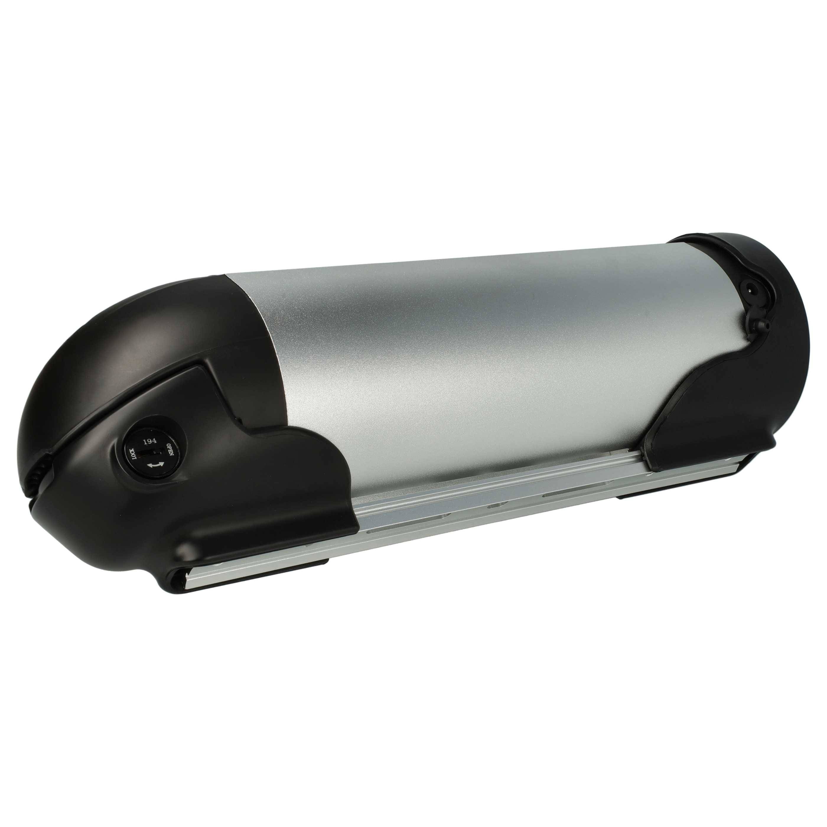 vhbw Akku für Prophete (TRIO), DeHawk, Stratos, LandCrossers u.a. E-Bike Elektrofahrrad (10 Ah, 36 V, Li-Ion) + Ladegerät - Silber