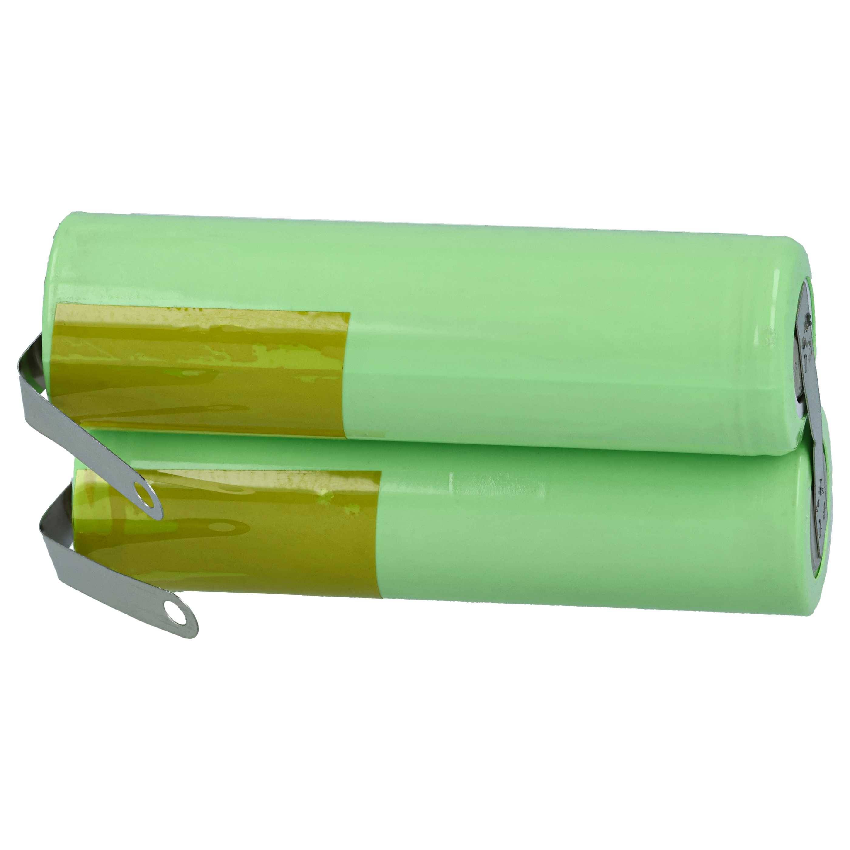 vhbw Akku kompatibel mit Braun 4510, 4520, 4525, 4550, 5503, 5504, 5505, 550 Rasierer Haarschneider (2000mAh, 2,4V, NiMH)
