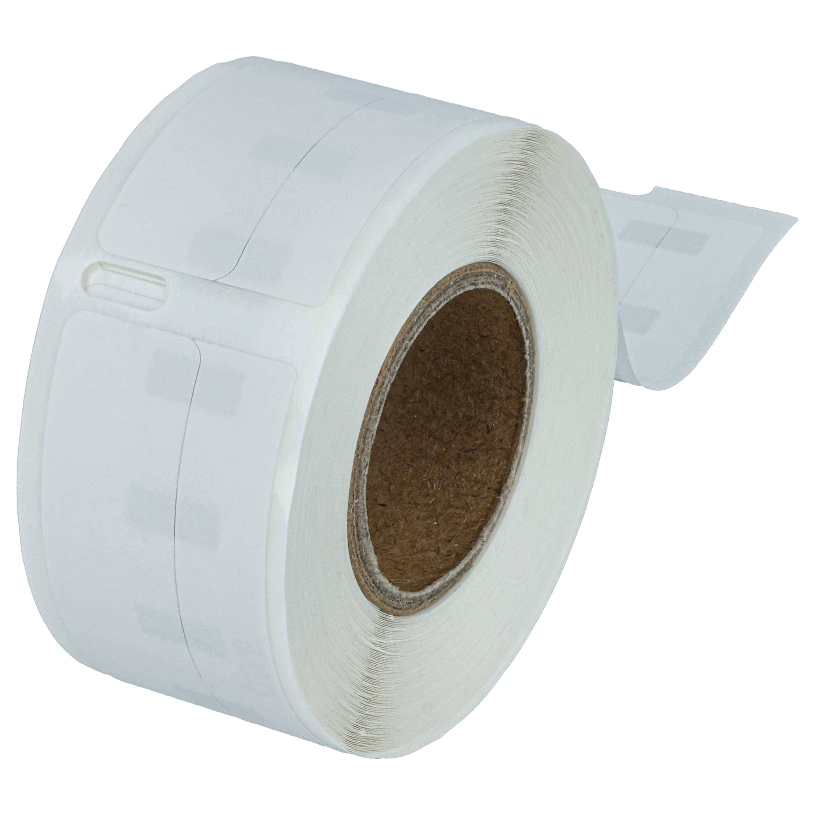 vhbw 5x Etiketten-Rolle kompatibel mit Dymo LabelWriter EL40 | EL60, 330 II, LW400 Etiketten-Drucker Weiß (220 Etiketten), 12mm x 50mm