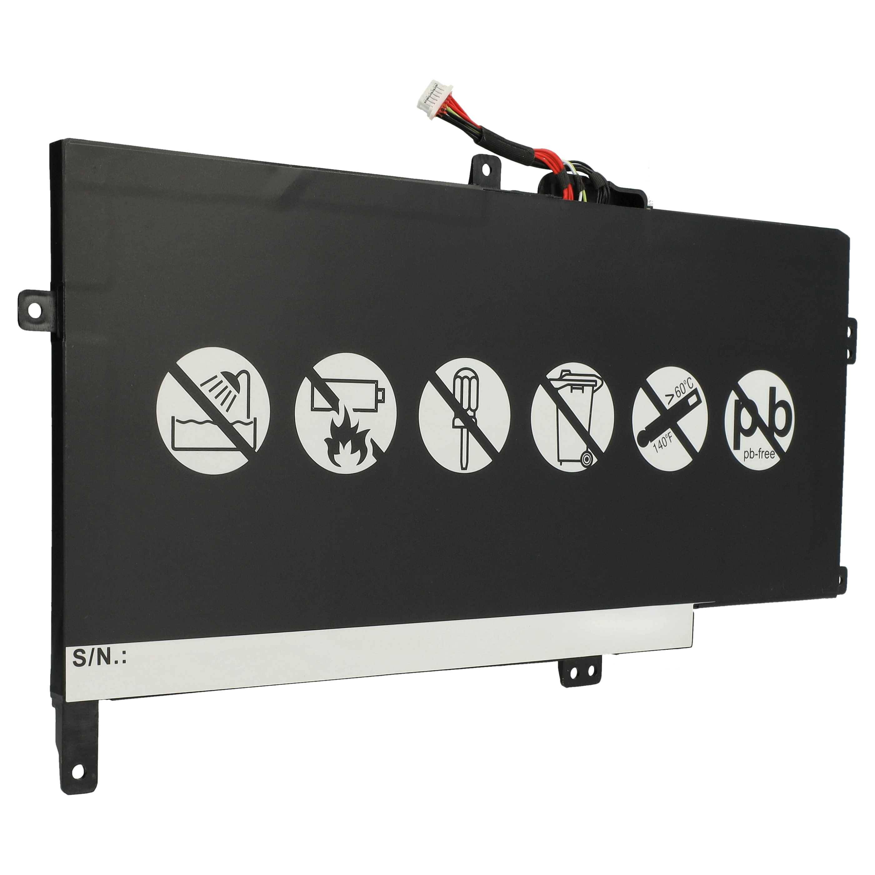 vhbw Akku kompatibel mit HP Envy 6-1206TX, 6-1207TX, 6-1208TX, 6-1209TX, 6-1210TX, 6-1211TU Notebook (4050mAh, 14,8V, Li-Polymer)