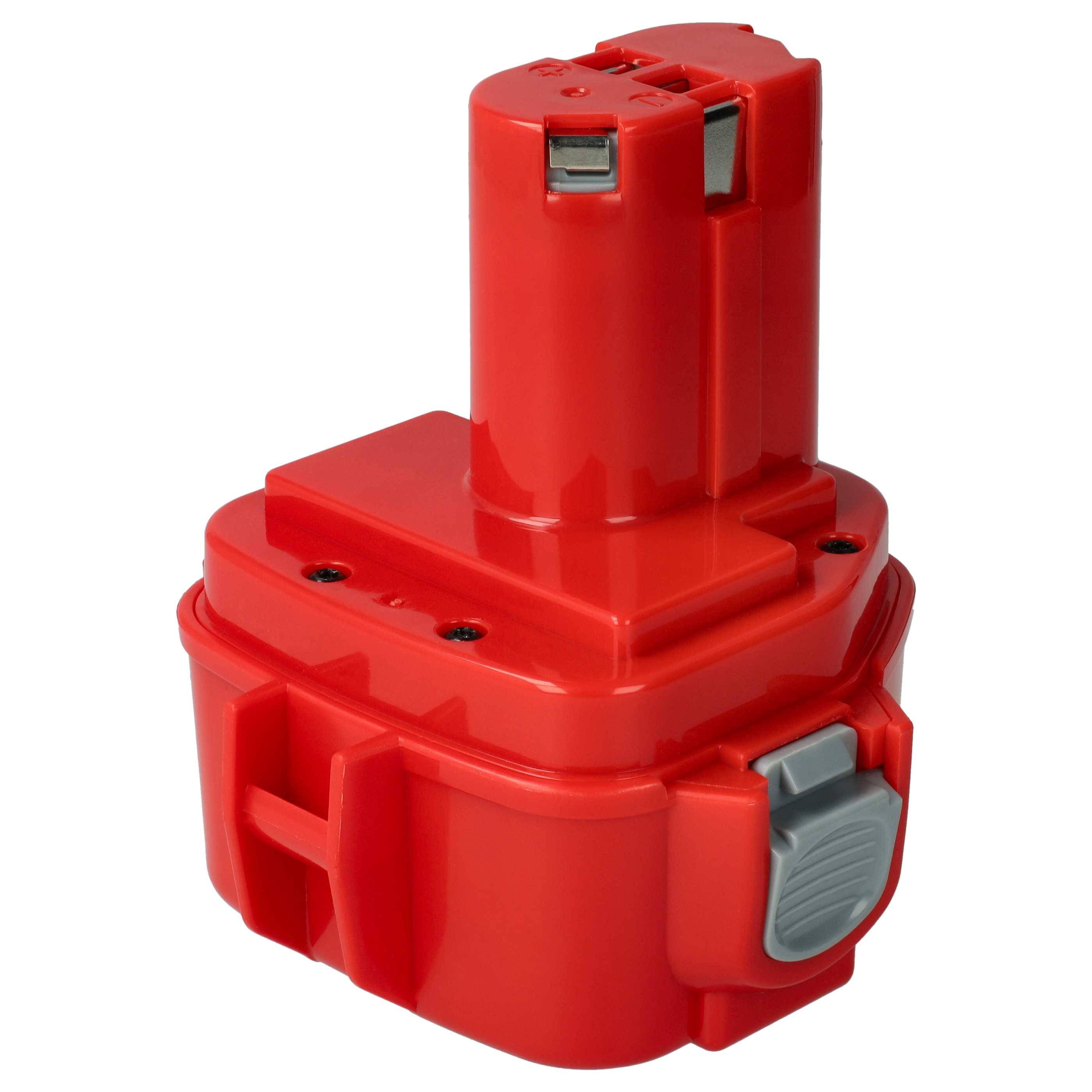 vhbw 10x Akku kompatibel mit Makita 6319D, 6317DWFE, 6317D, 6317DWDE, 6317DWAE, 6317DWDRE, 6317DWFE3 Werkzeug (3000 mAh, NiMH, 12 V)