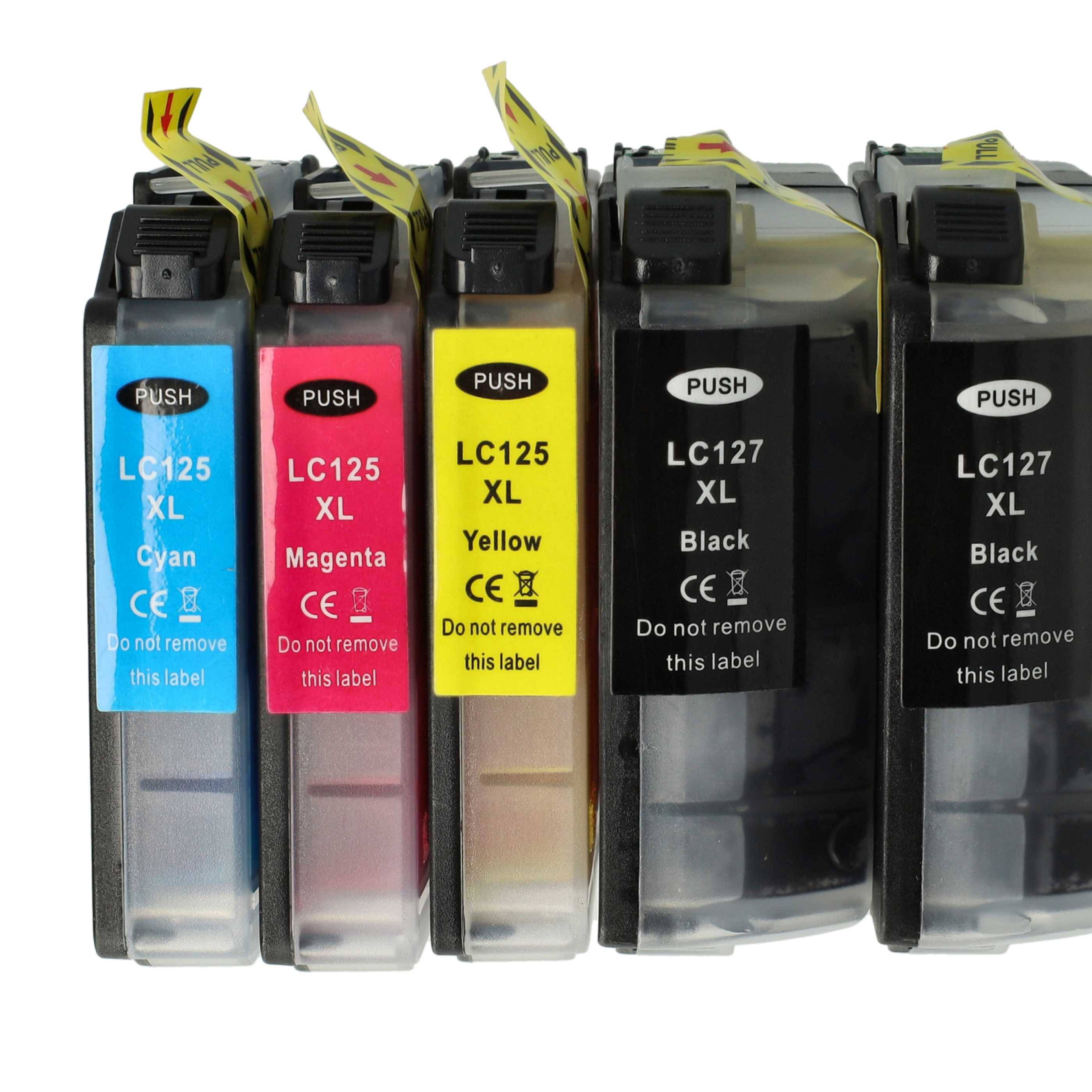 vhbw 15x Tintenpatronen kompatibel mit Brother MFC-J6720DW, MFC-J6520DW, MFC-J6920DW, MFC-J4710DW, MFC-J4610DW Drucker + Chip (Kompatibel)