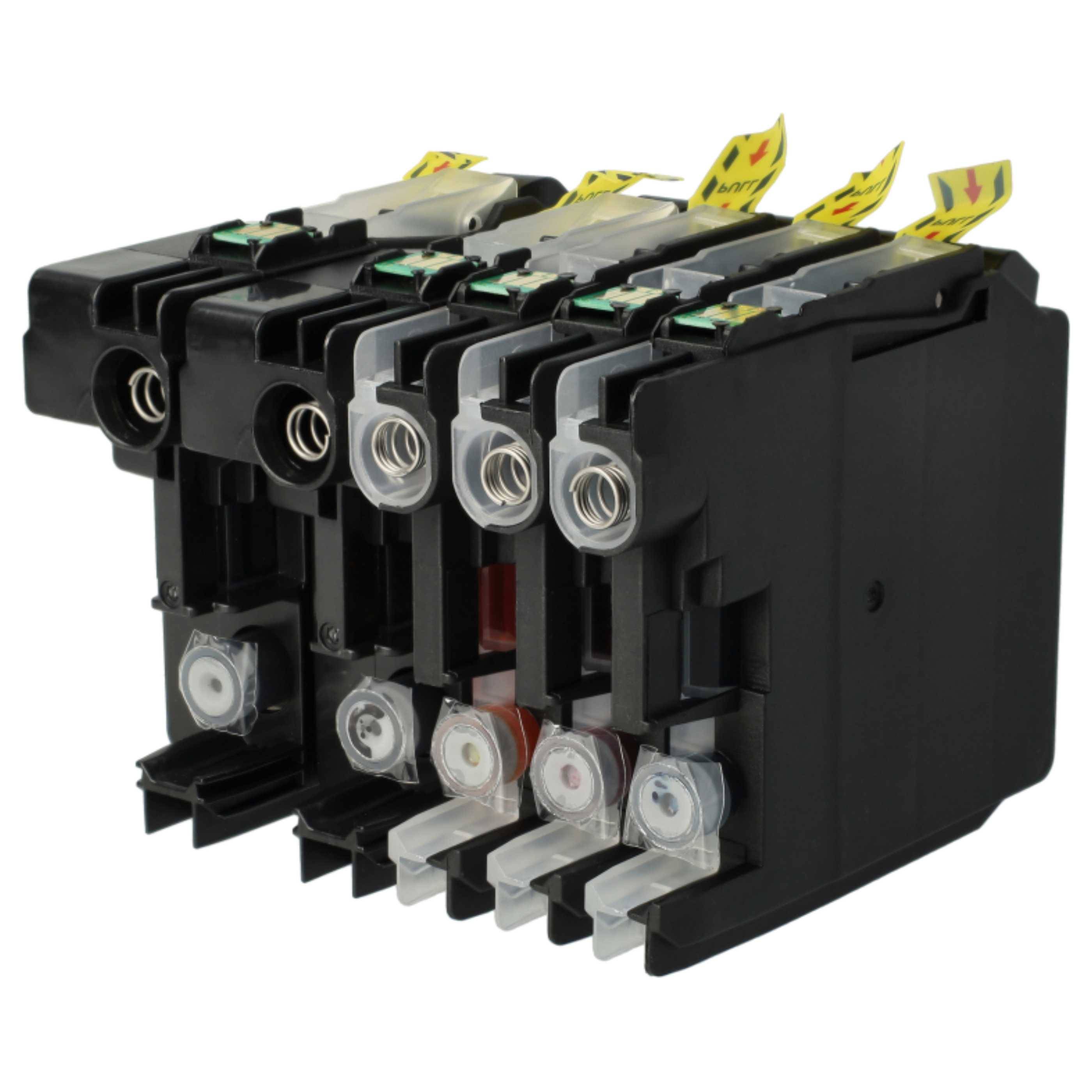 vhbw 15x Tintenpatronen kompatibel mit Brother DCP-J 4110DW, 4110W Drucker + Chip (Kompatibel)