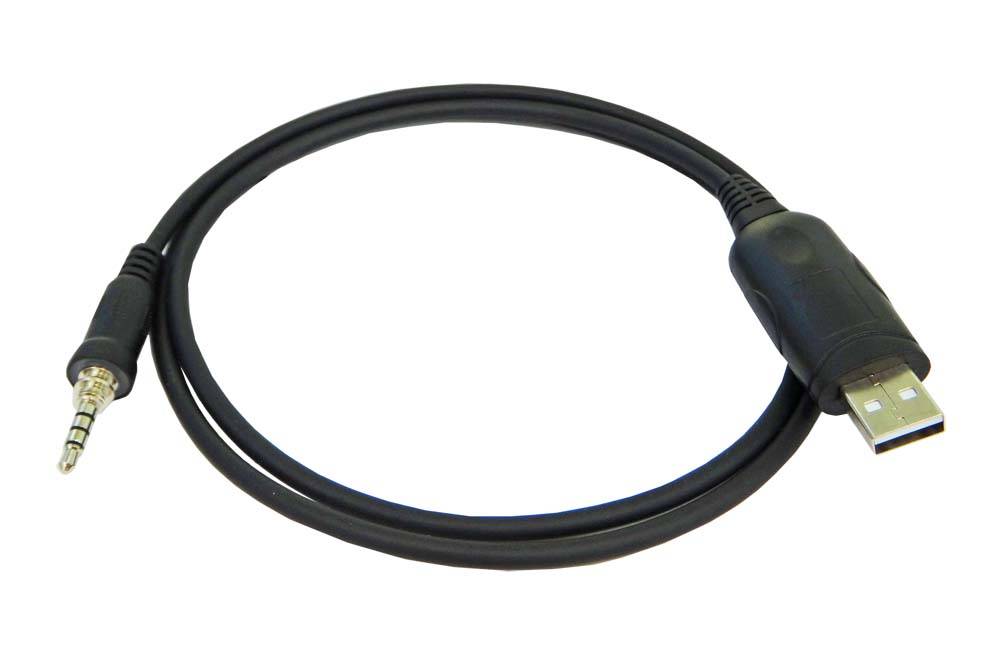 vhbw USB Programmierkabel kompatibel mit Yaesu/Vertex VX-6R, VX-6E, VX-7R, VX-7E, VXA-700, VXA-710, VX-127, VX-120, VX-177, VX-170 Funkgerät