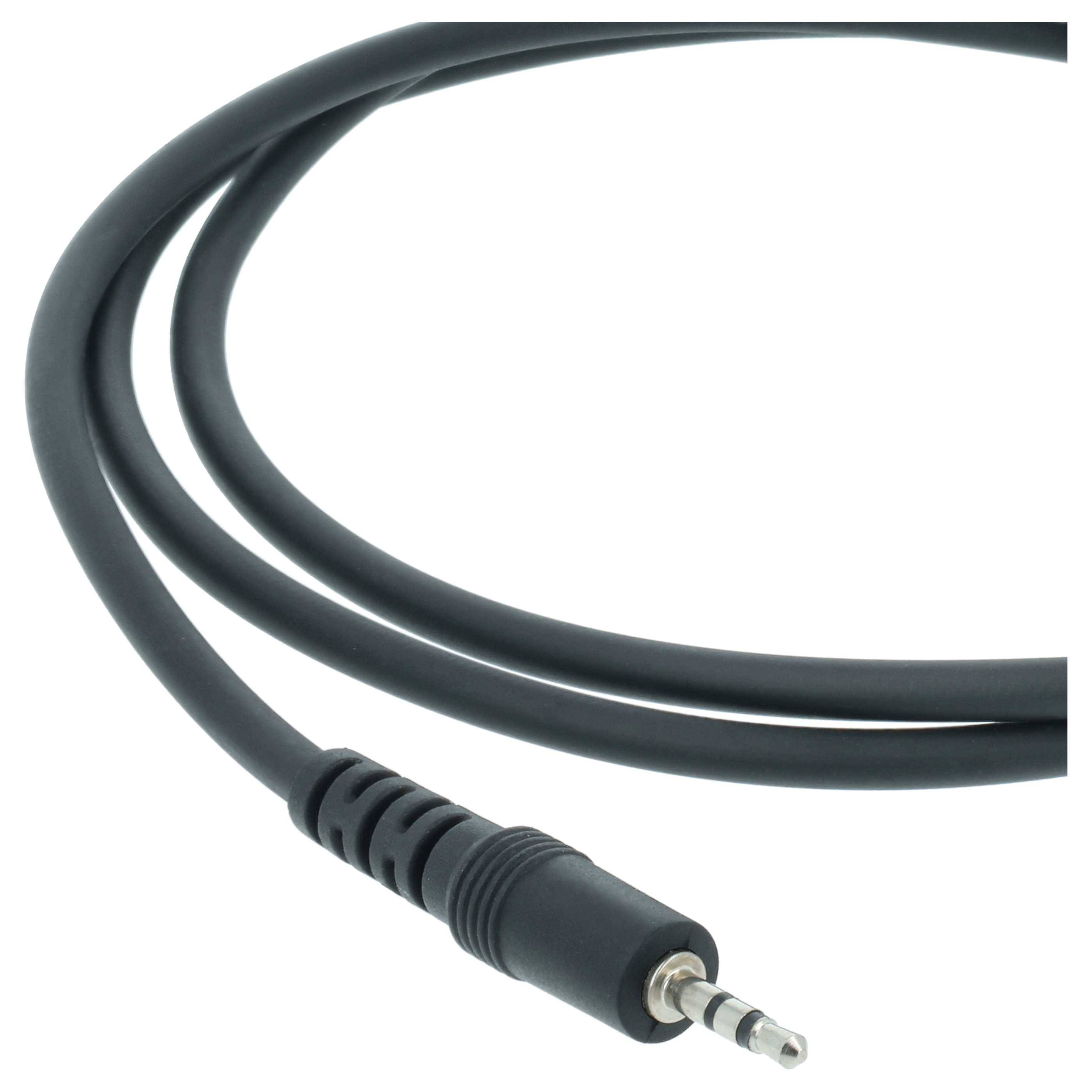vhbw USB Programmierkabel kompatibel mit Motorola GP88S, GP308, P080, GP3688, P040, GP3188, GP2100, P020, GP2003, P030, GP3689 Funkgerät, schwarz