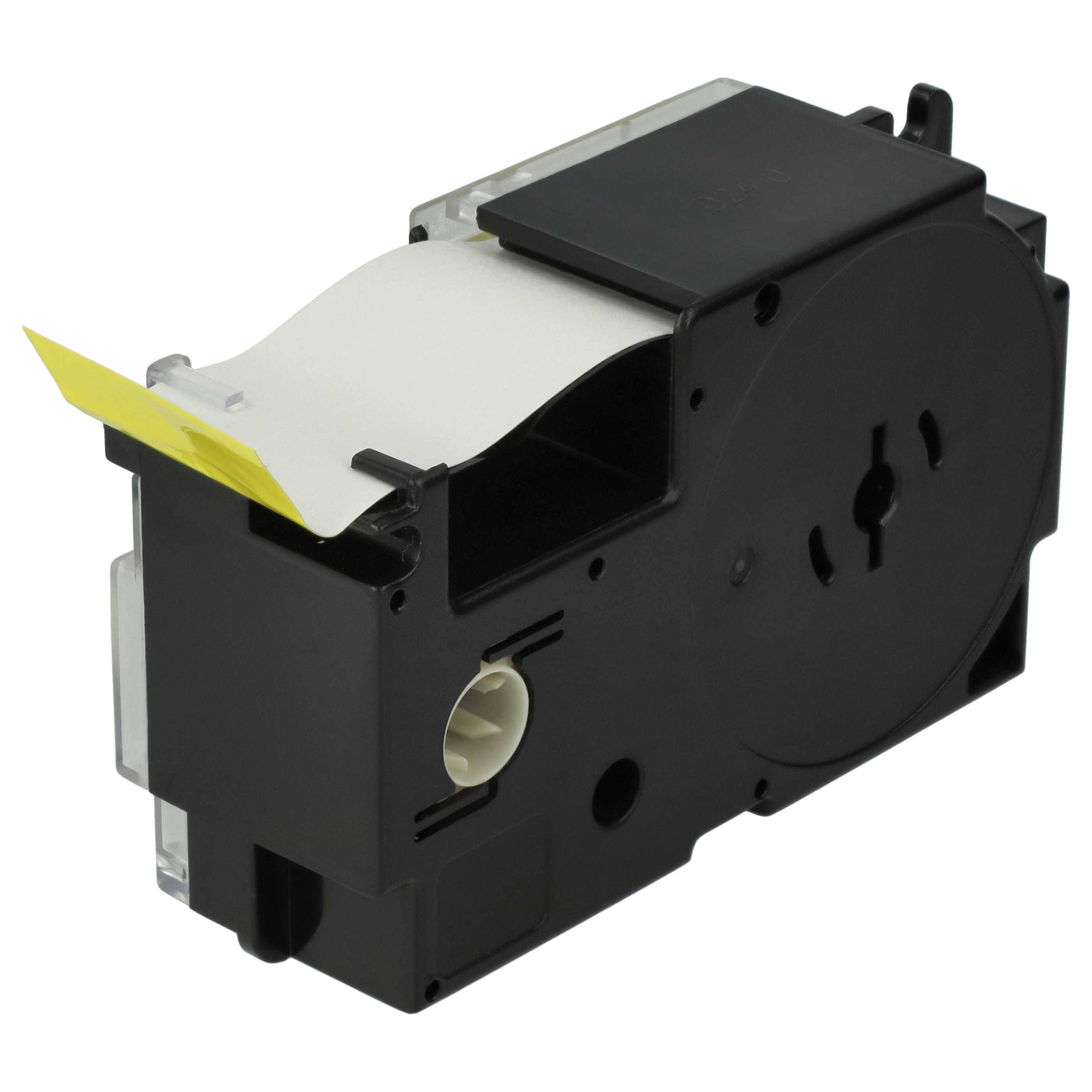 vhbw Kassette Patronen Schriftband 24 mm kompatibel mit Casio KL-820, KL-7400, KL-200E, KL-8100, KL-8200, KL-C500, CW-L300 Ersatz für XR-24YW