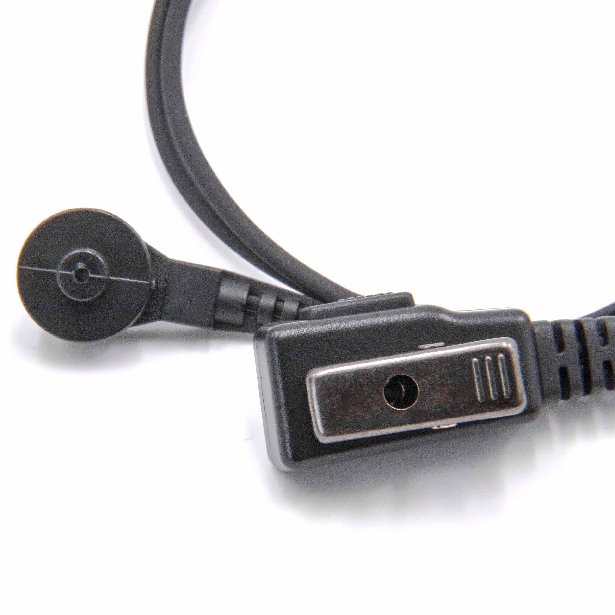 vhbw Headset kompatibel mit Yaesu / Vertex VX-130, VX-140, VX-146, VX-160, VX-180, VX-210A, VX-230, VX-231, VX-246, VX-350, VX-351 Funkgerät