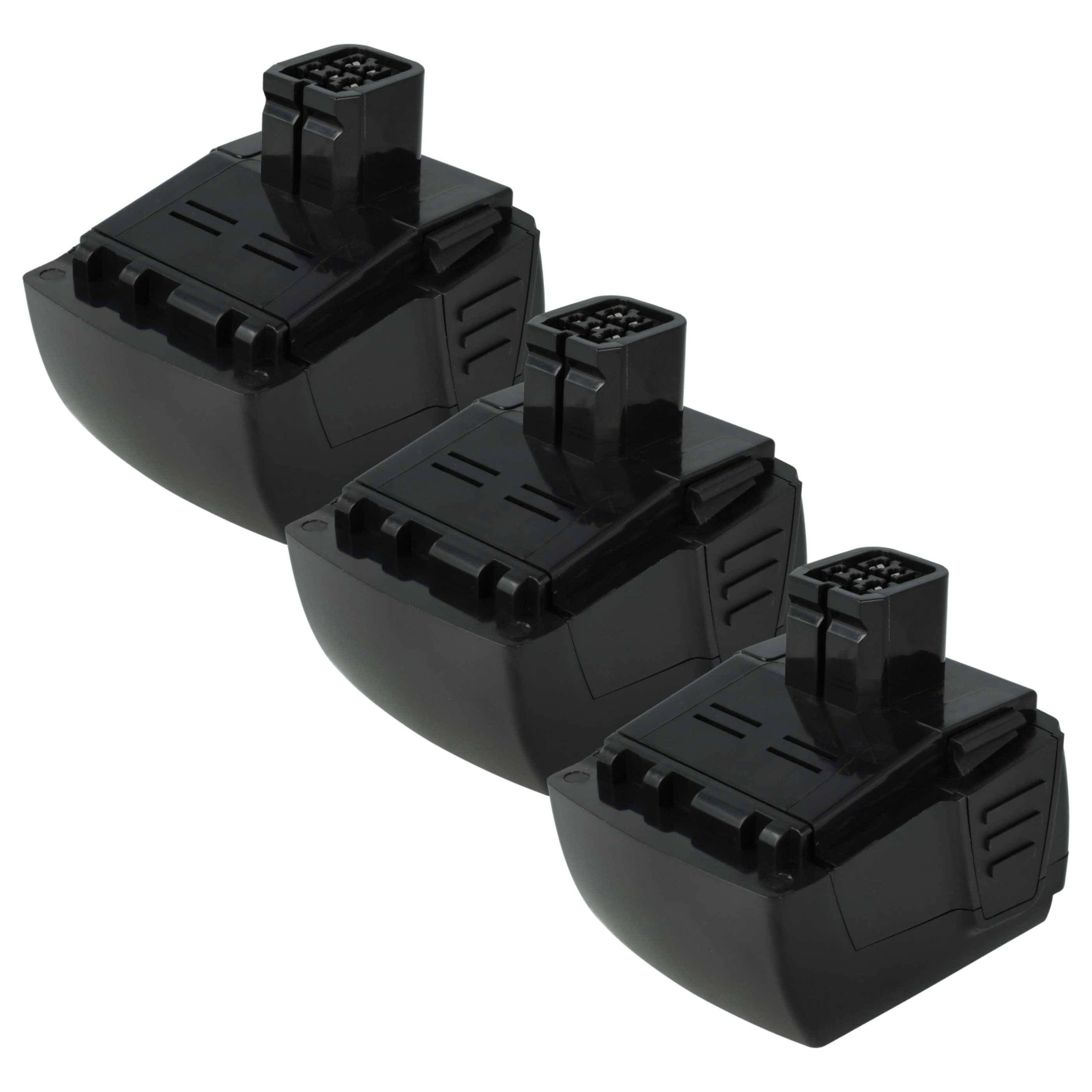 vhbw 3x Akku Ersatz für Hilti 273114, YTB327, B144, B 144/2.6, B144 Li-Ion für Werkzeug (3000 mAh, Li-Ion, 14,4 V)